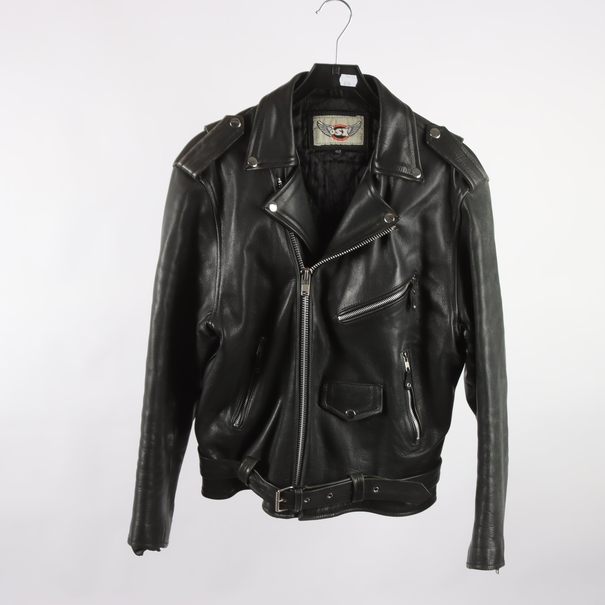 Skinnjacka, OSX, svart, stl. 40