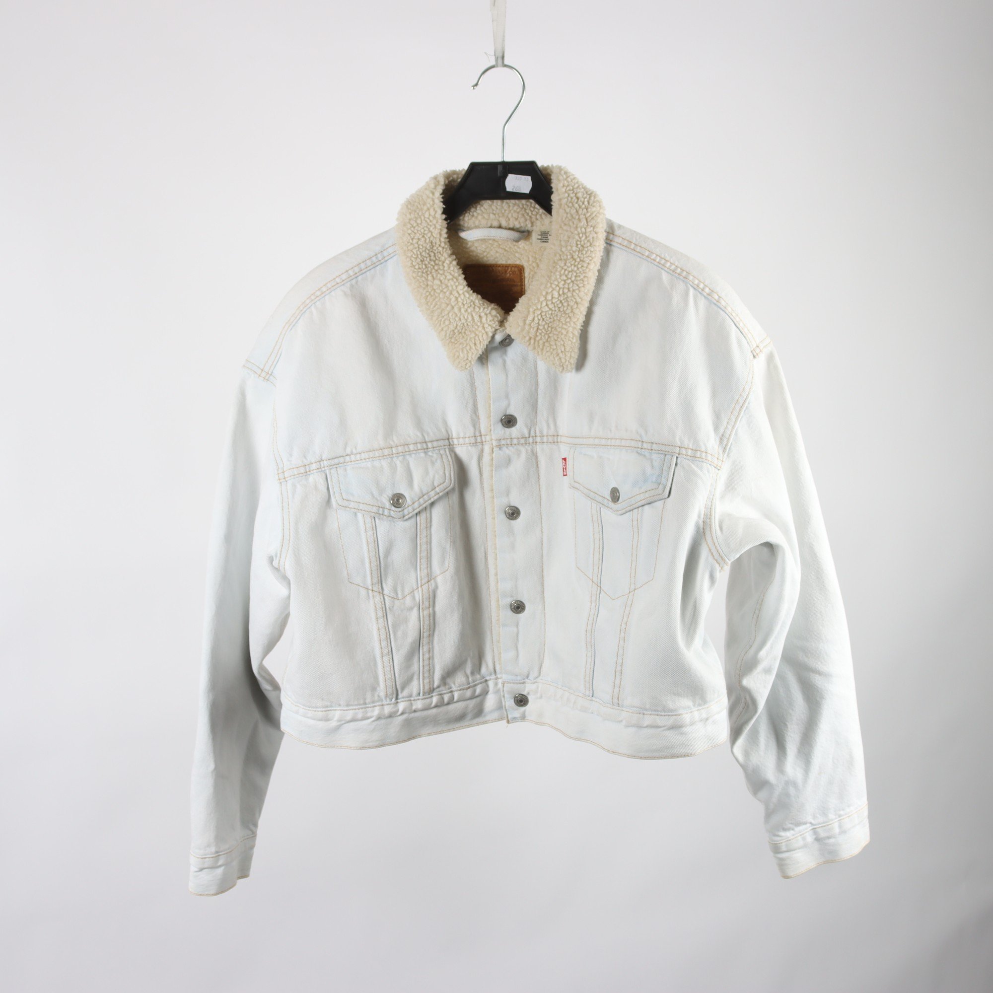 Jeansjacka, fodrad, Levi Strauss & Co, ljusblå, stl. L