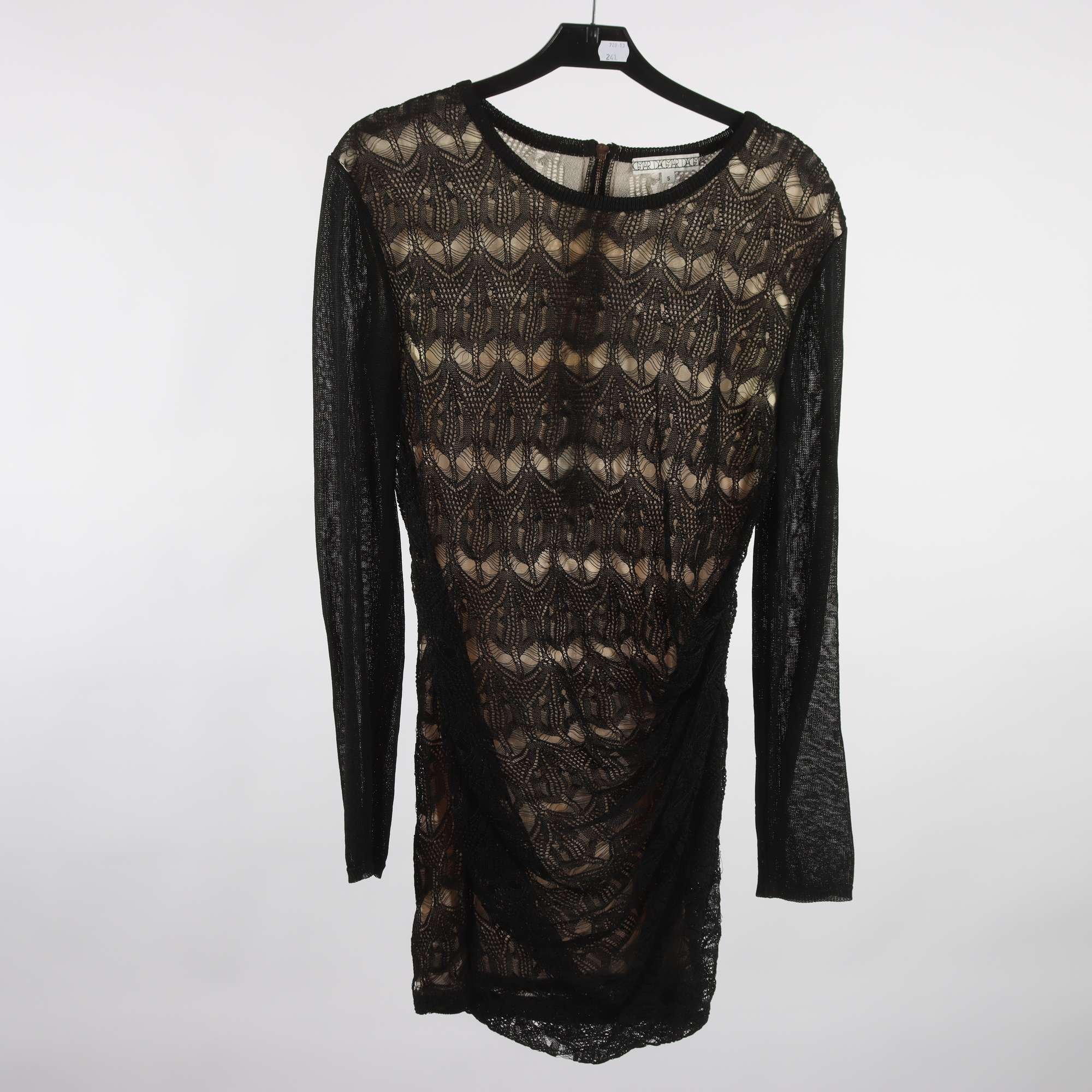 Klänning, Dagmar, svart, stl. S