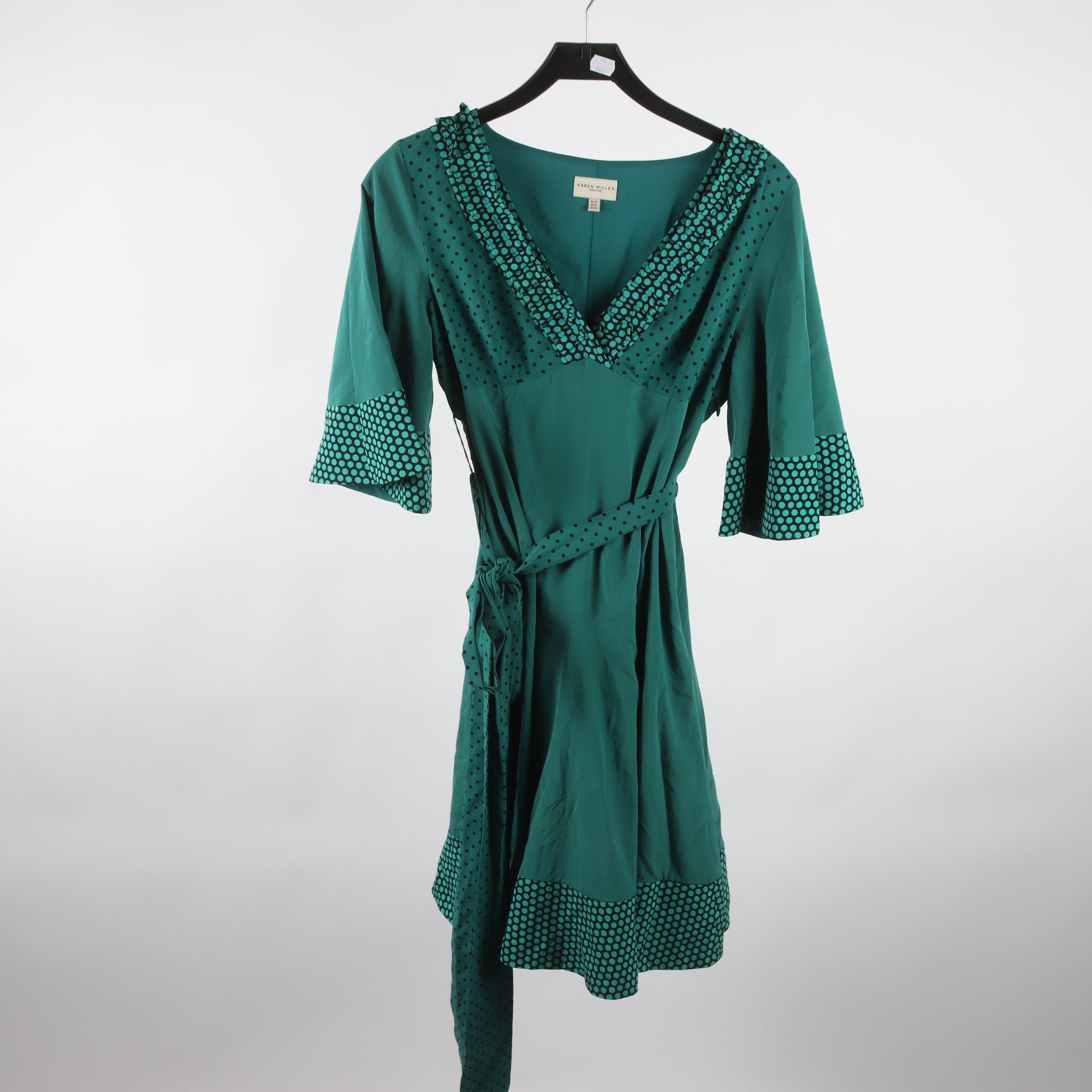Klänning, Karen Millen, grön, stl. 40