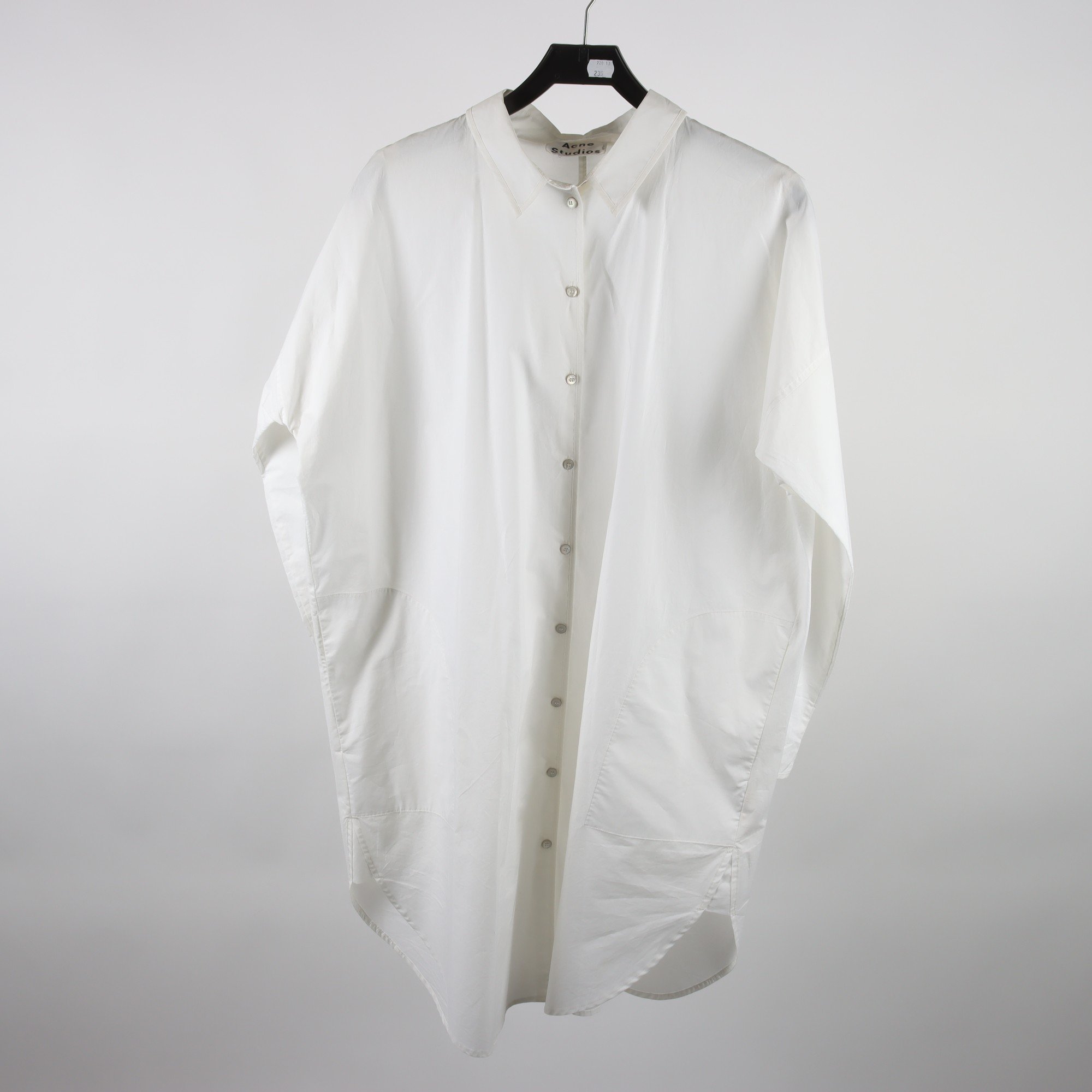 Skjorta/klänning, Acne Studios, vit, stl. 38