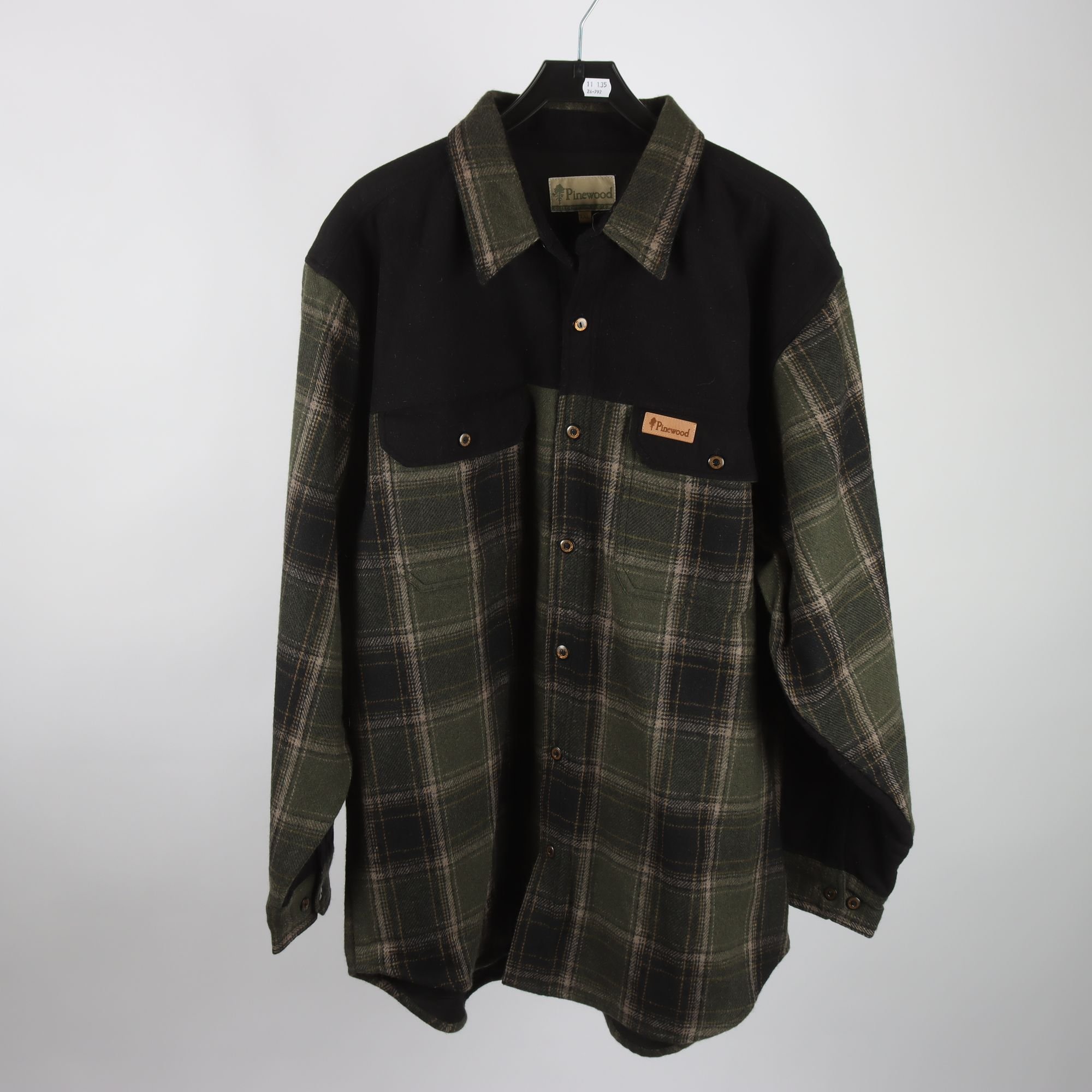 Fodrad skjorta, Pinewood, stl. XXL