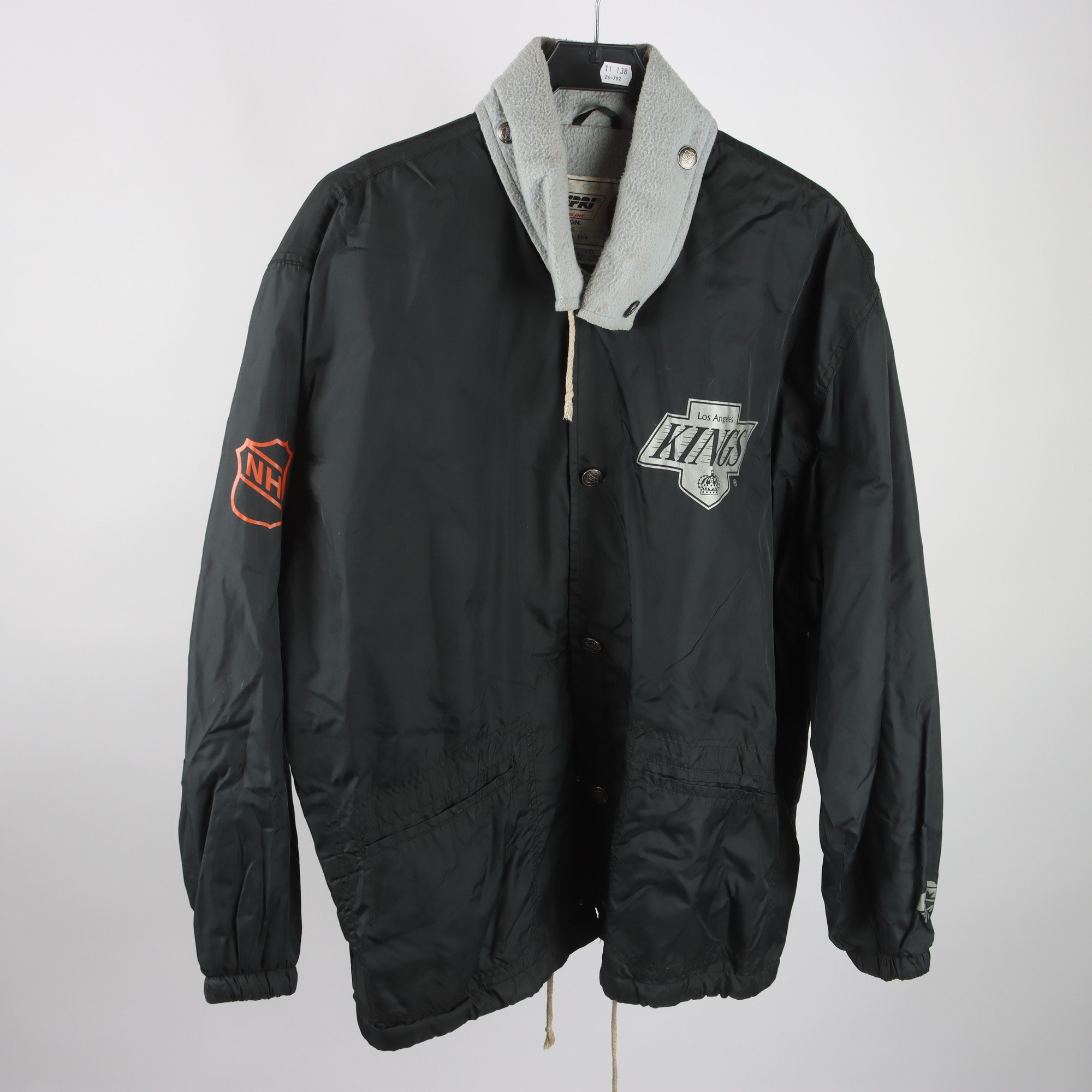 Fodrad jacka, Campri Teamline, NHL Los Angeles Kings, vintage, stl. M
