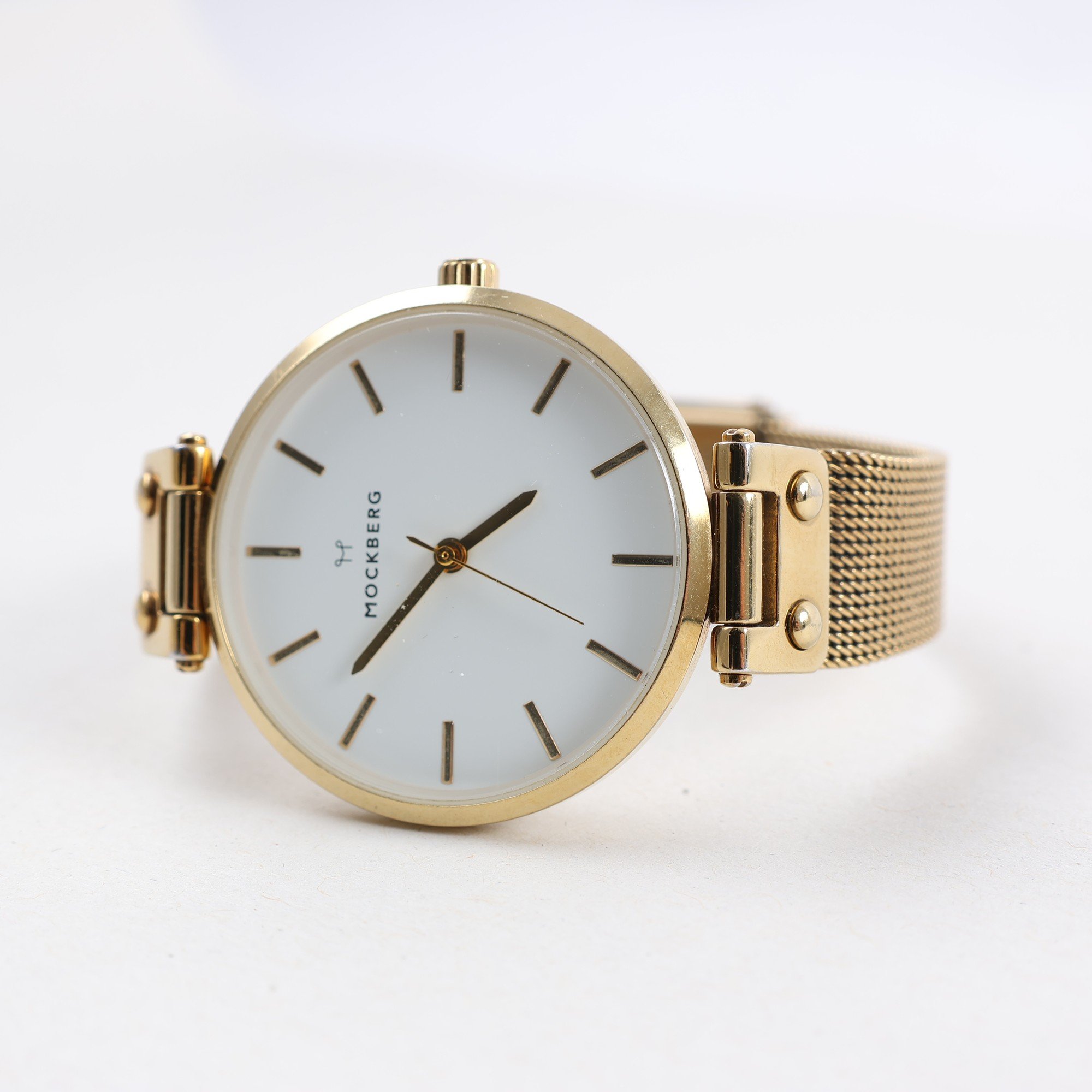 Armbandsur, stål, Mockberg, quartz