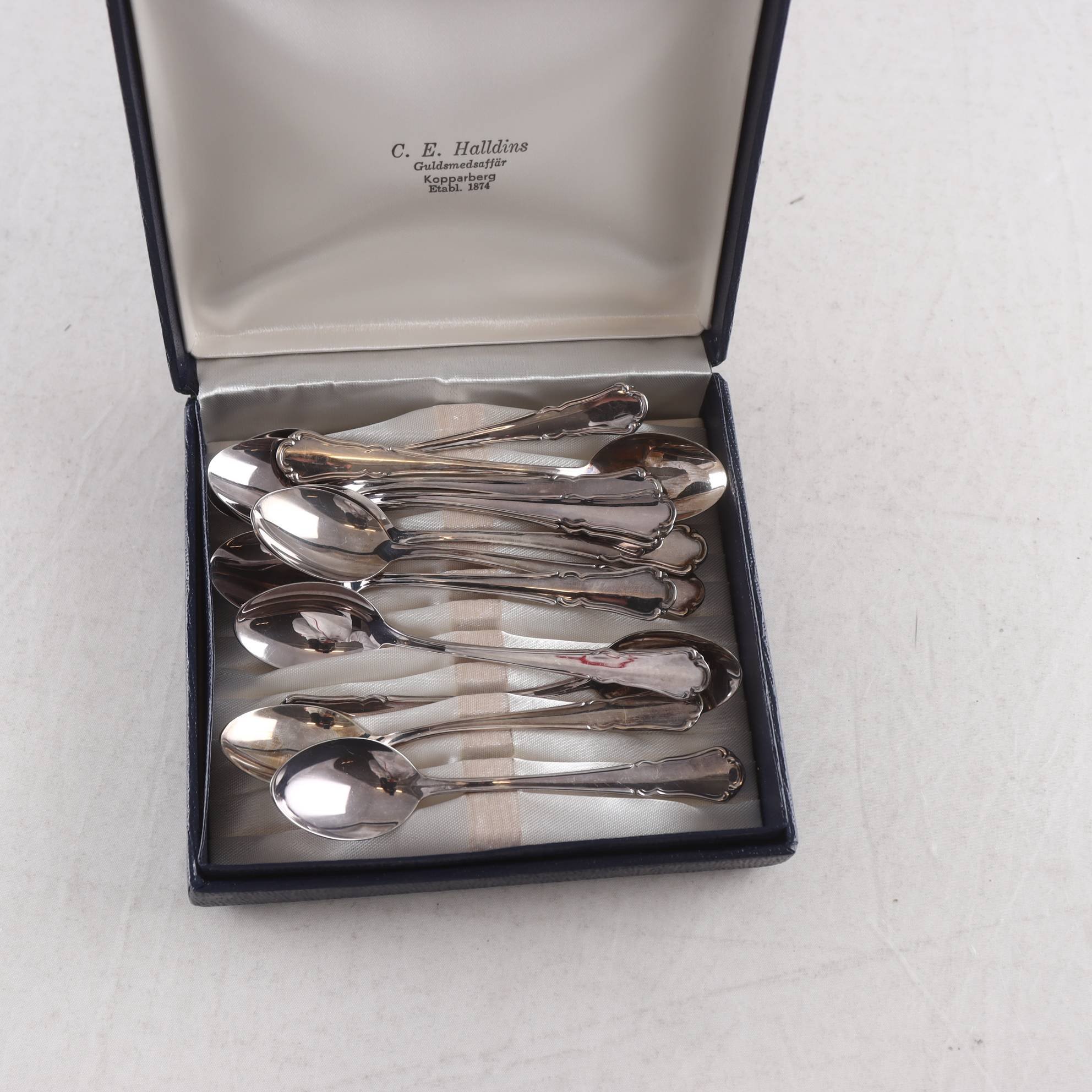 Kaffeskedar, 12st, Silver