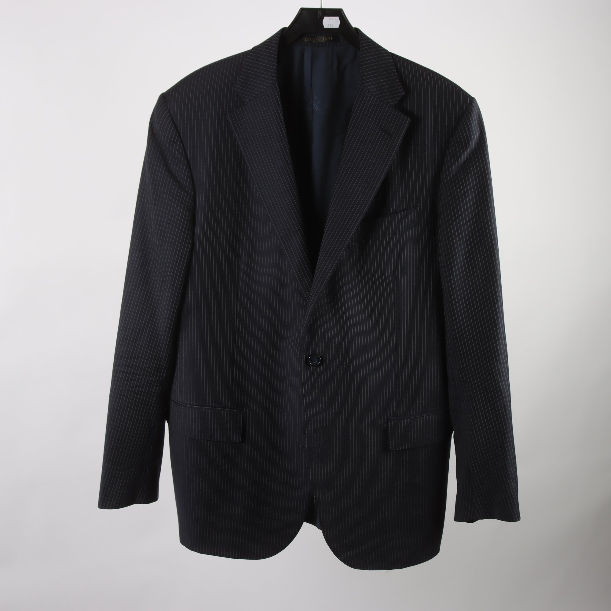 Kavaj, Corneliani, blå, stl. 54