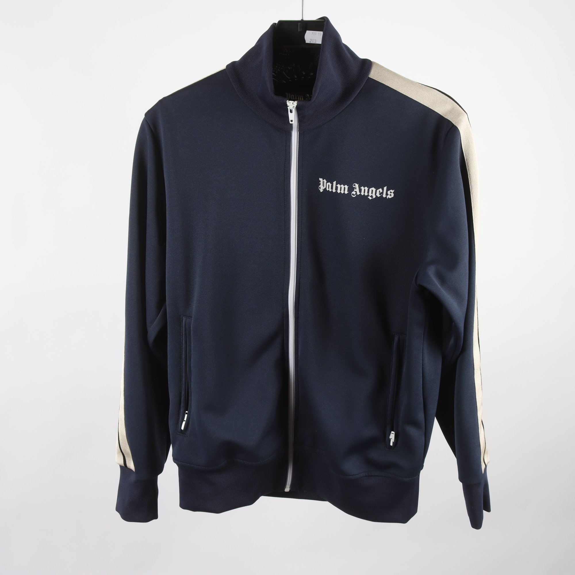 Ziptröja, Palm Angels, blå, stl. M