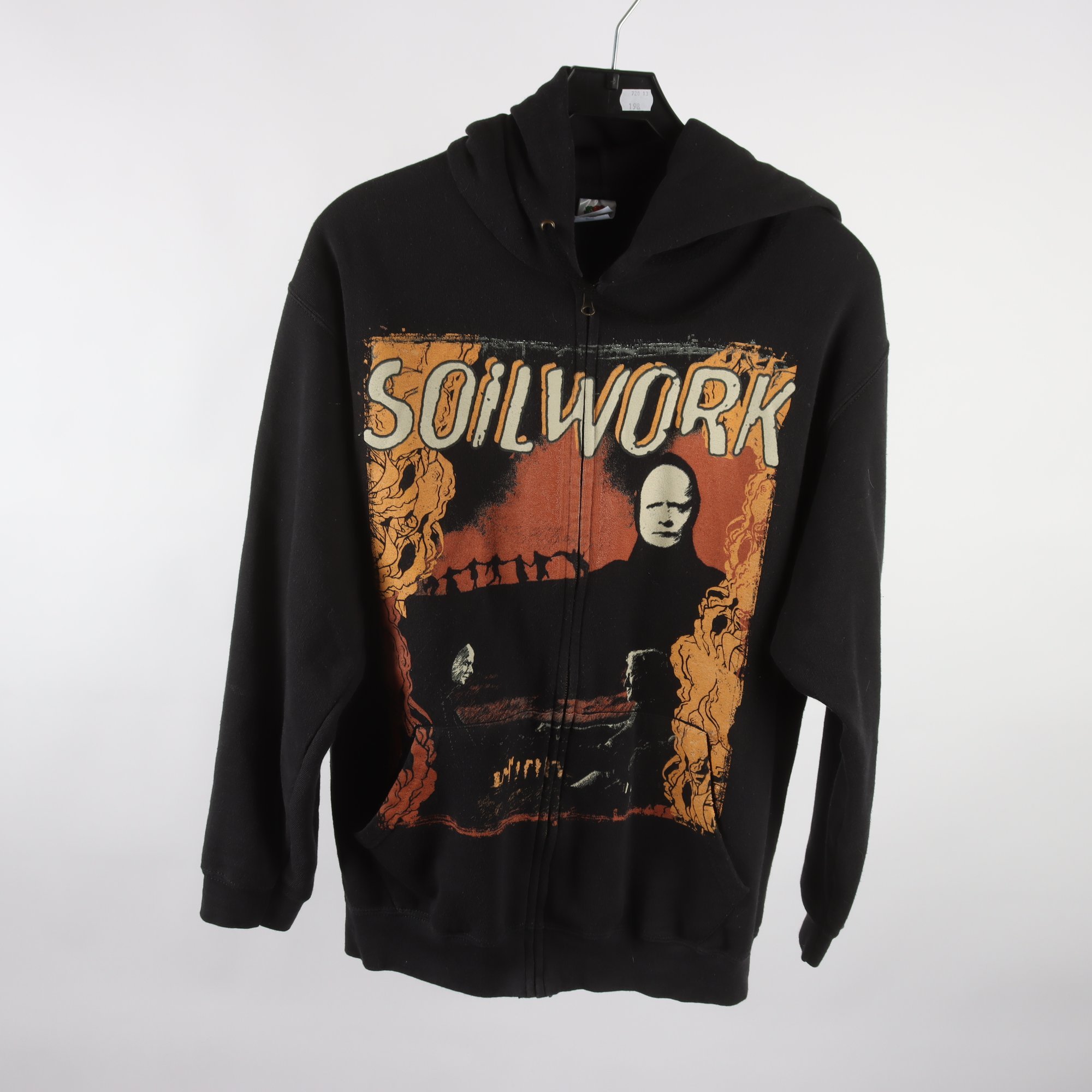 Hoodie, Soilwork, svart, stl. L