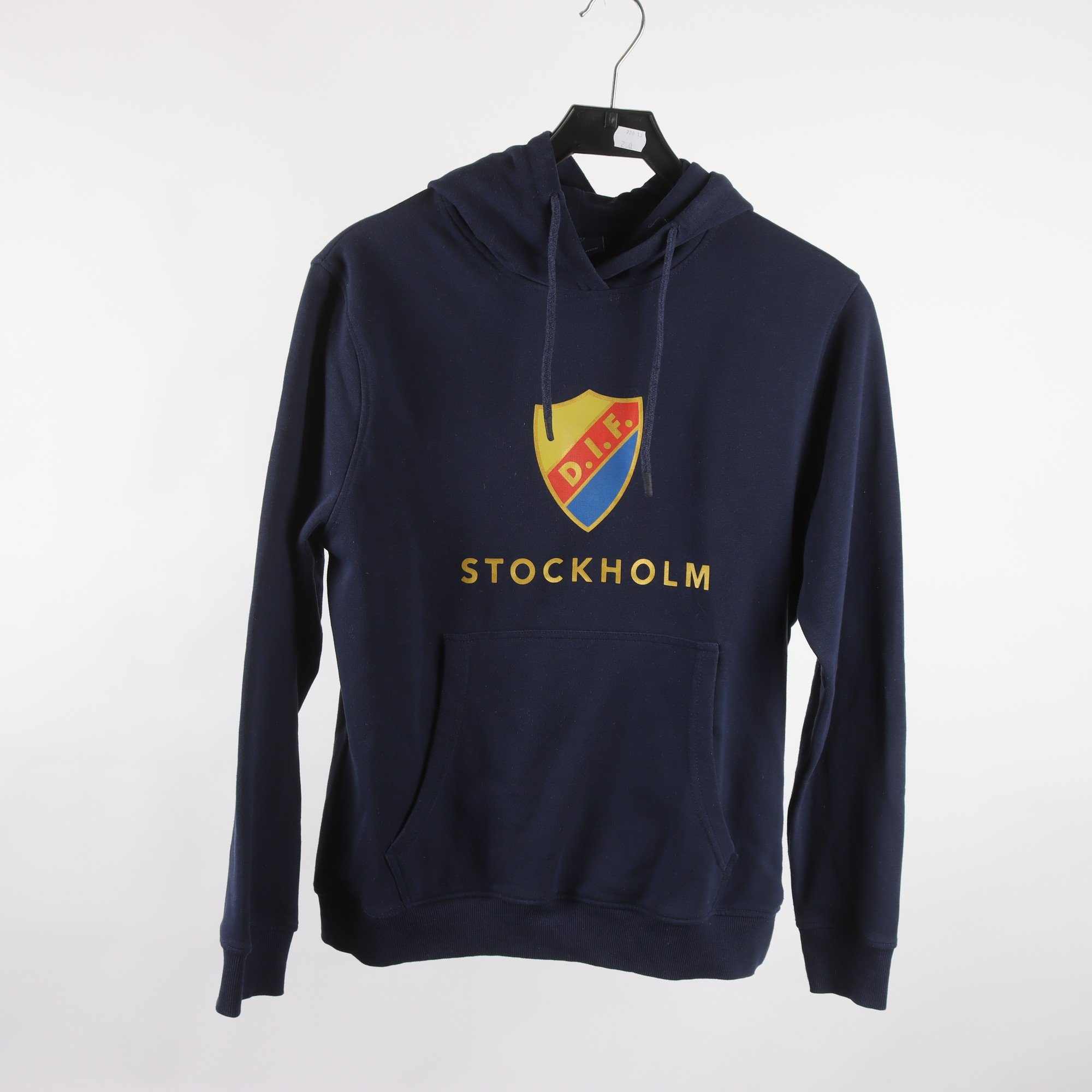 Hoodie, DIF Djurgården, blå, stl. M