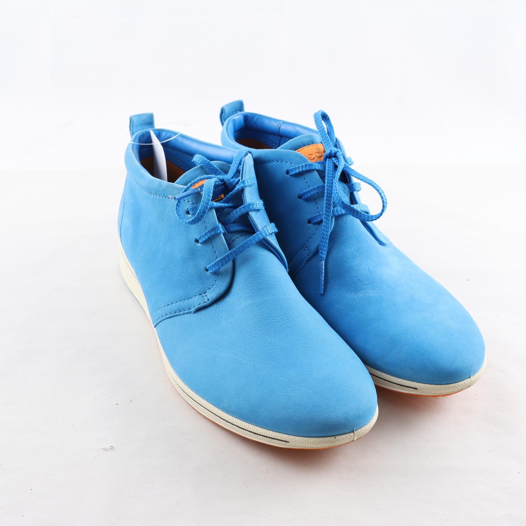 Sko, Ecco, läder, stl. 39