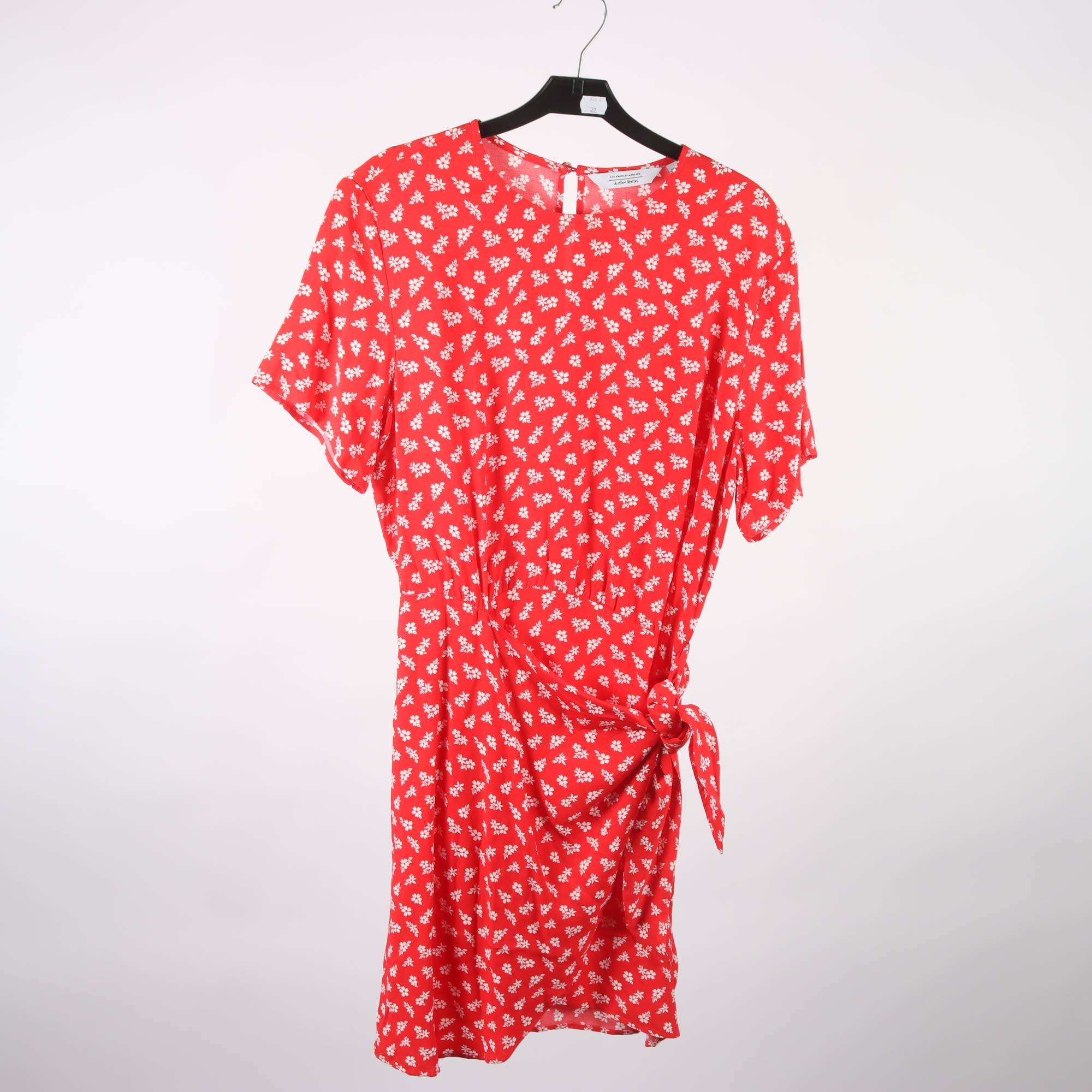 Klänning, & Other Stories, röd, vit, stl. 40