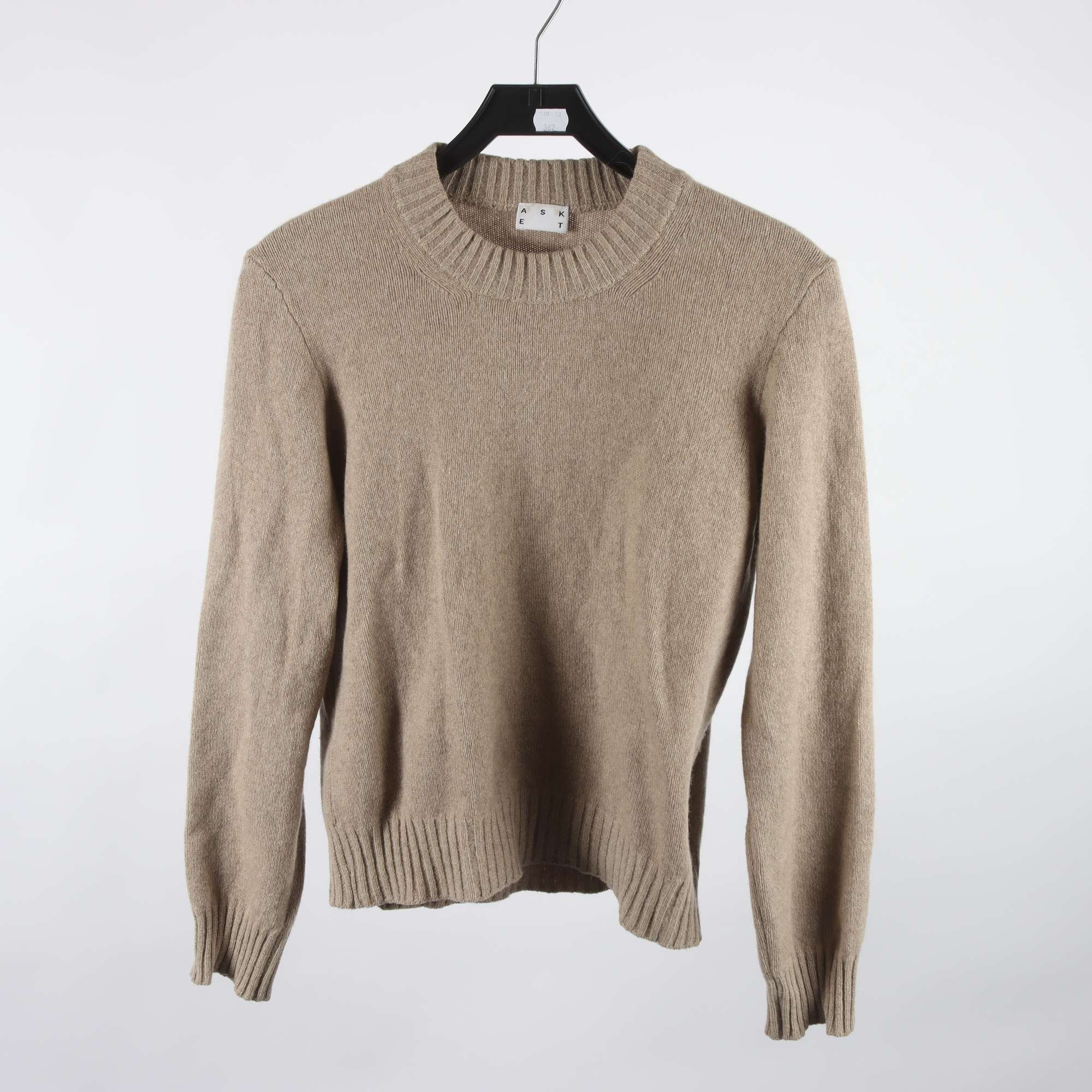 Tröja, Asket, beige, 97% cashmere, stl. S.