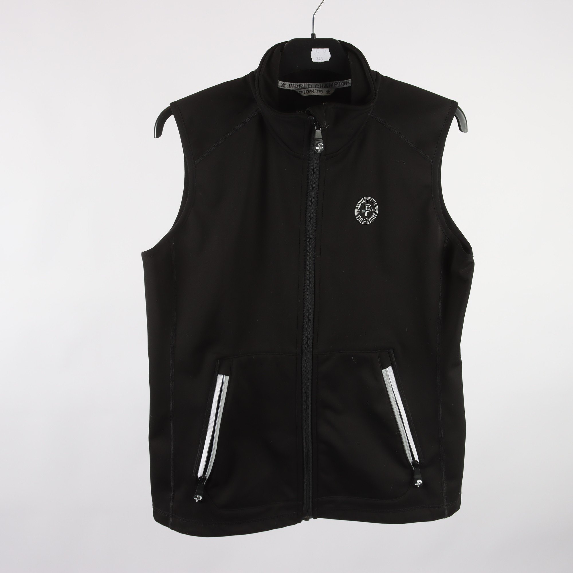 Väst, Pelle P, svart, stl. M.