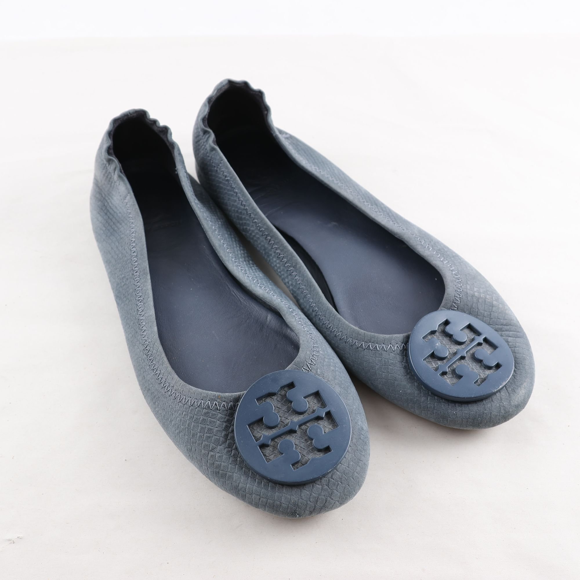 Ballerinasko, Tory Burch, läder, stl. 36