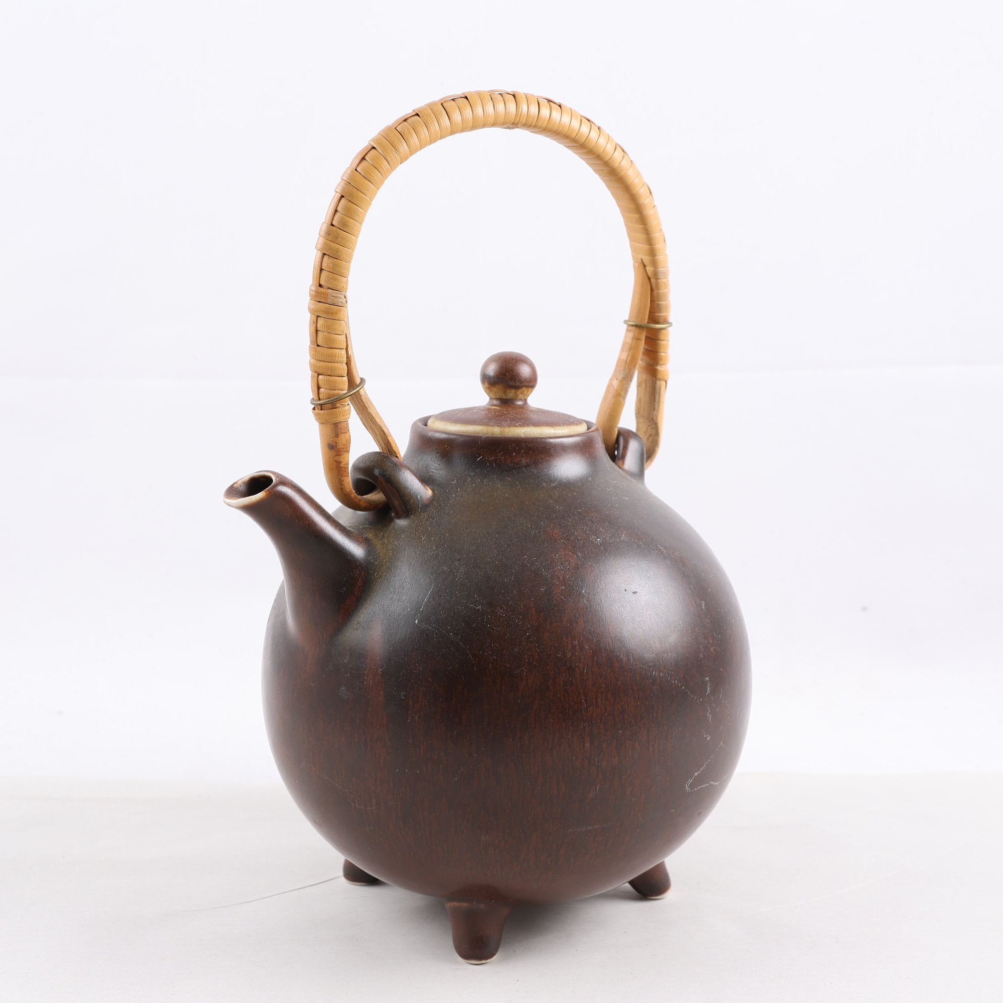 Tekanna, stengods, Gunnar Nylund, Rörstrand