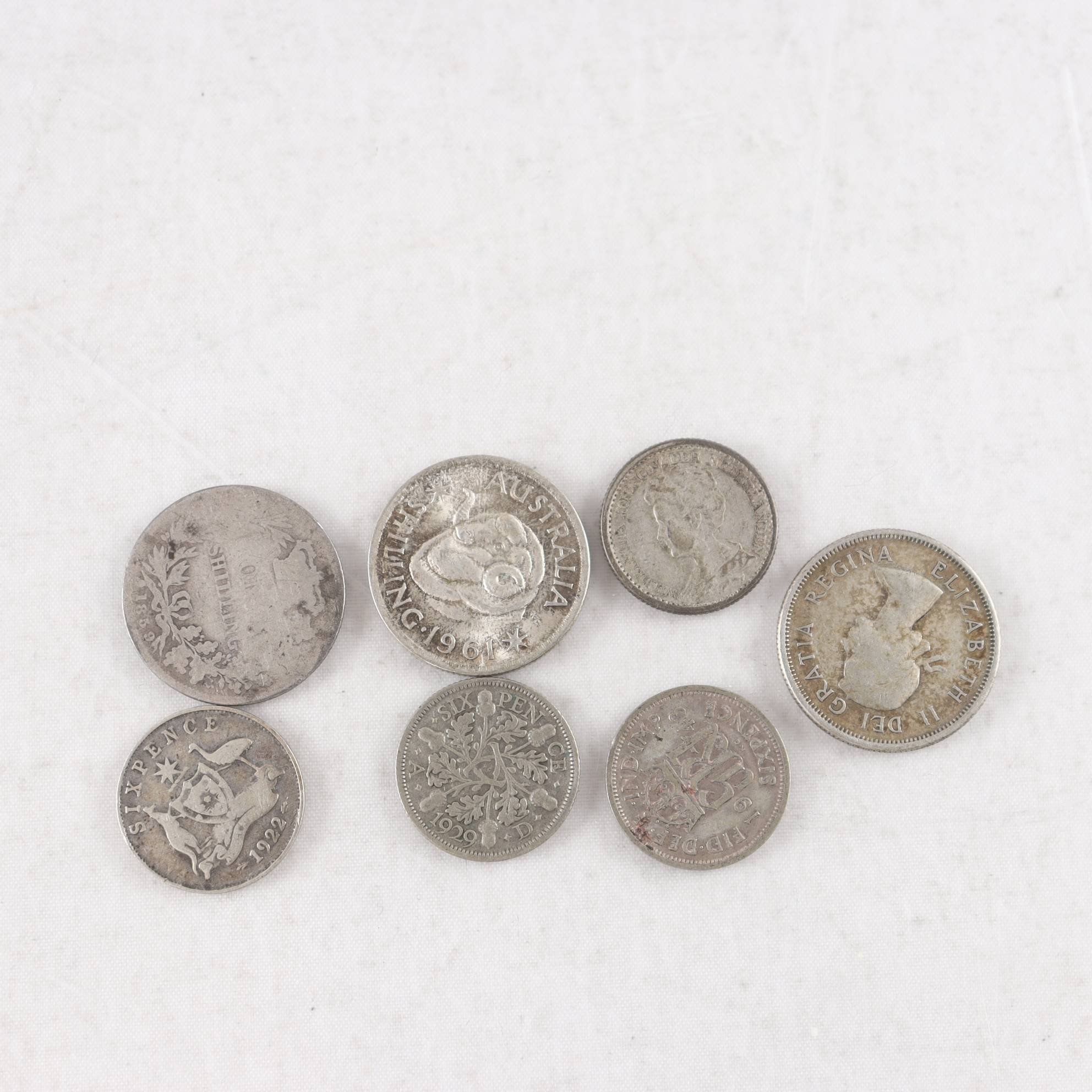 Silvermynt/Skrotsilver, utländska mynt