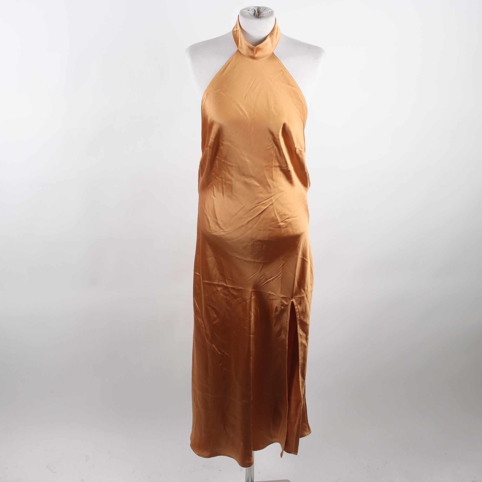 Klänning, Lovisa Barkman x Na-Kd, guld, stl. 40.