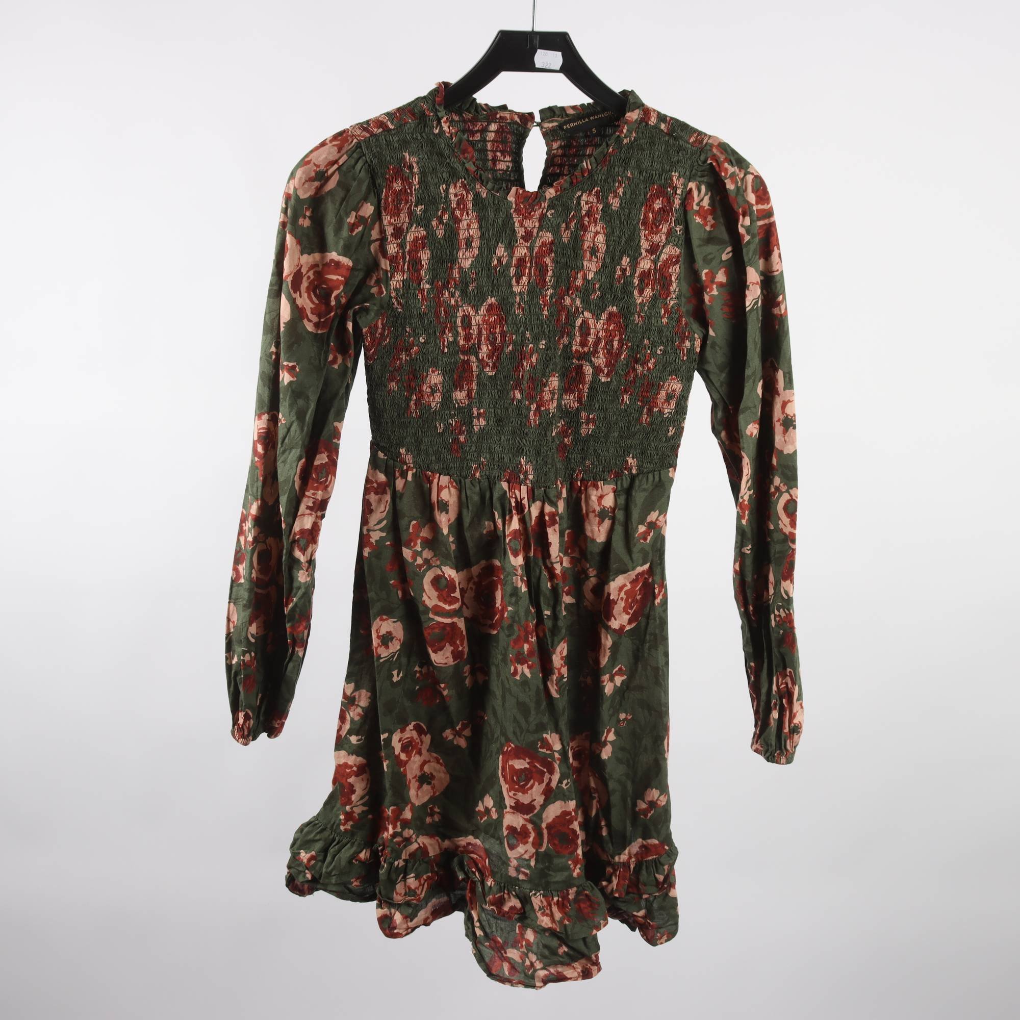 Klänning, Pernilla, Wahlgren, blommig, grön, stl. S.