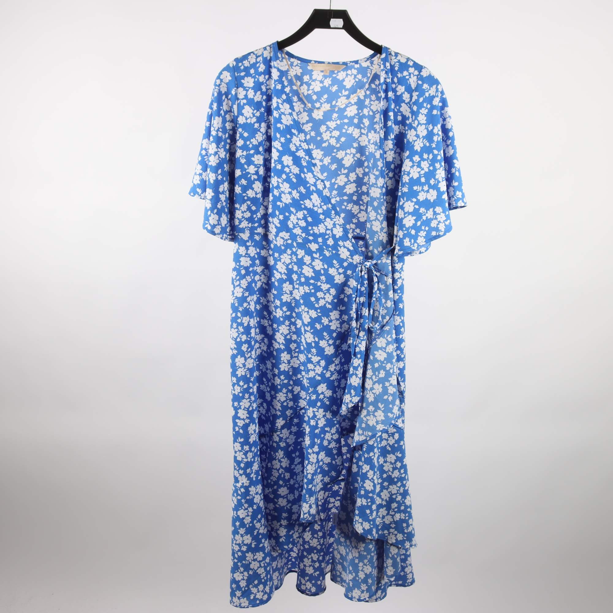 Klänning, Pernilla Wahlgren, vit, blå, stl. S.