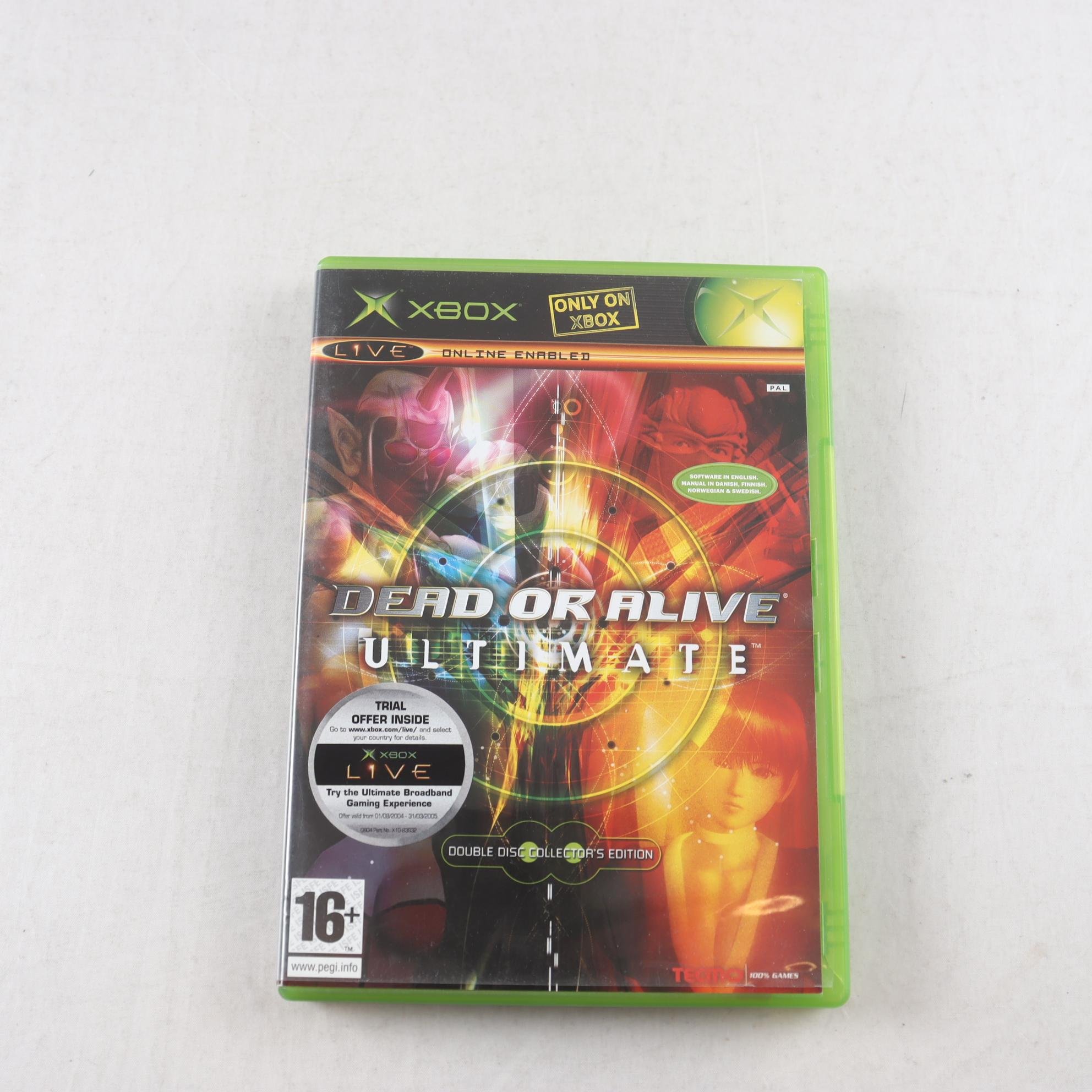 Spel Dead or Alive, Ultimate, Xbox
