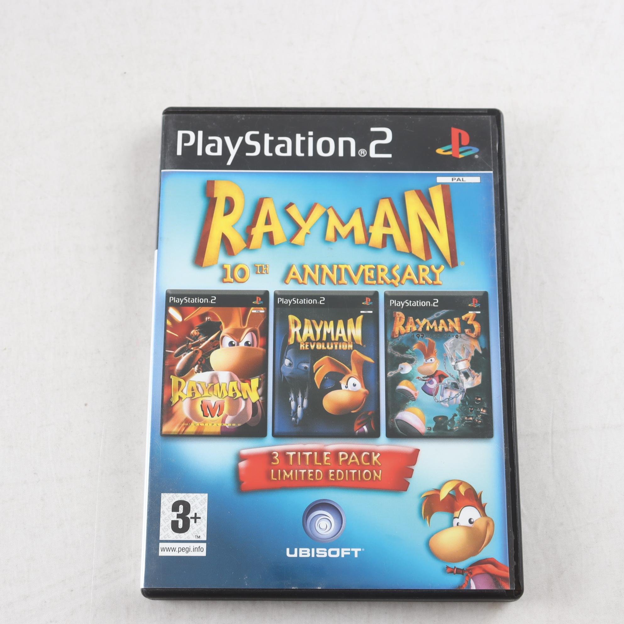 Spel, Playstation 2, Rayman 10th Anniversary