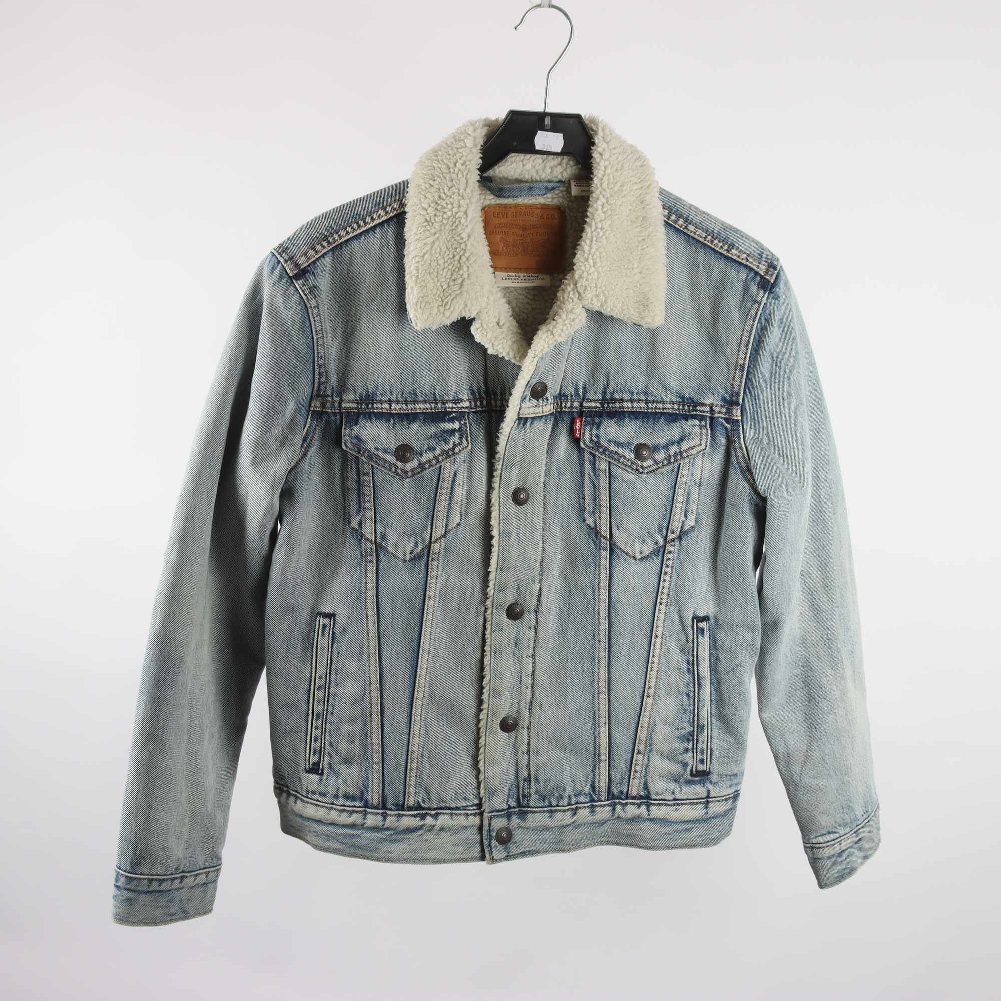 Fodrad jeansjacka, Levis, blå, stl. S.