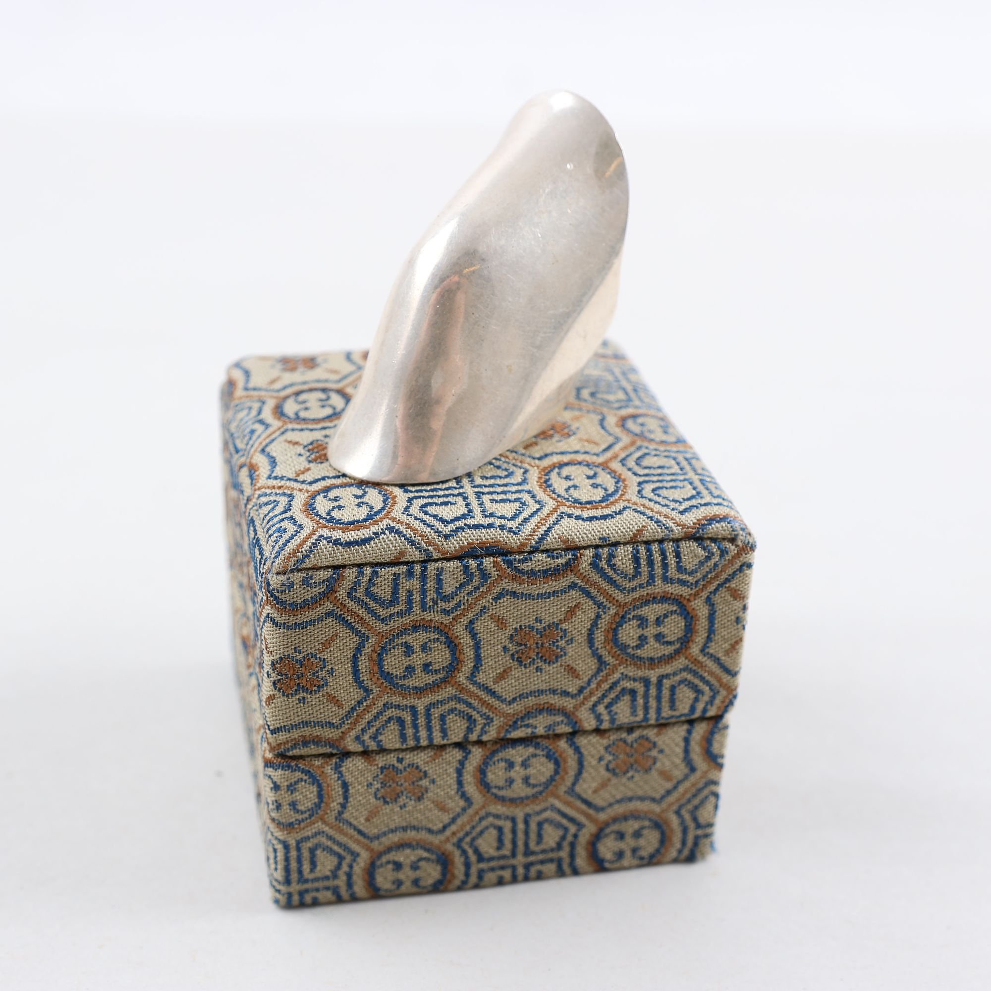 Ring, silver 925, anatomisk, Exign, vikt: 13.3g