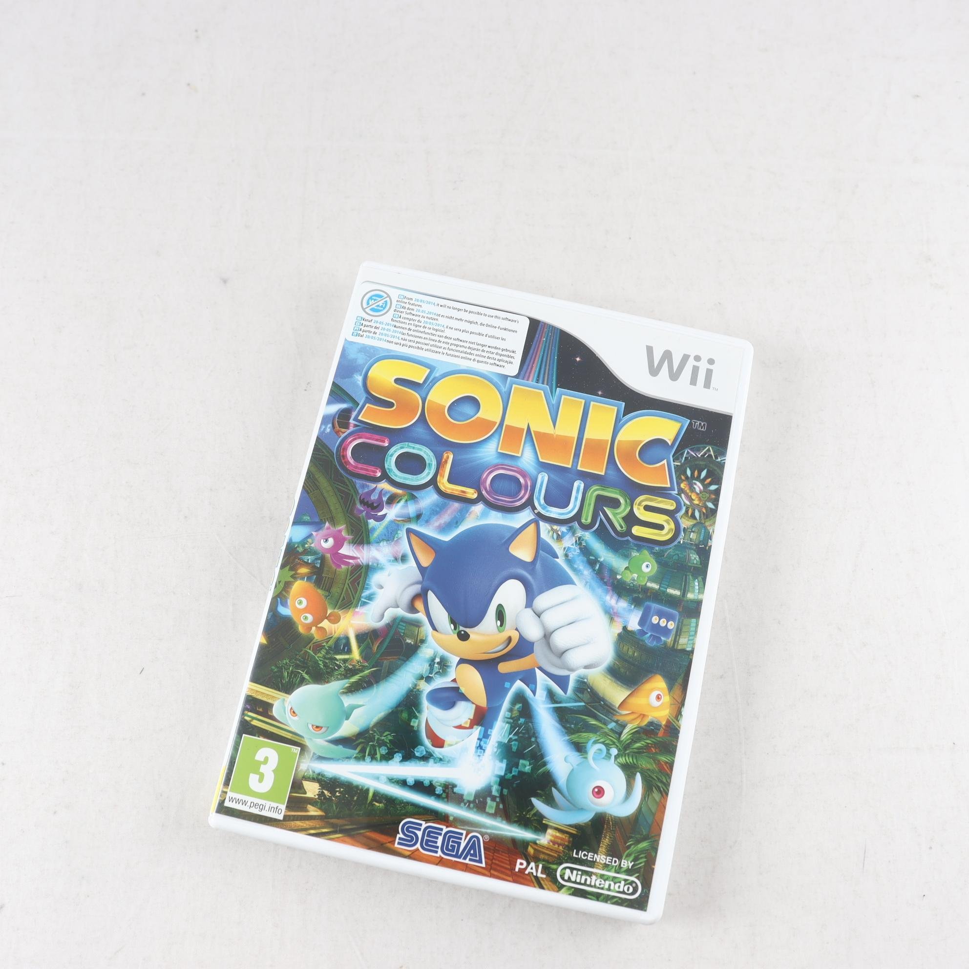Spel Sonic Colours, Nintendo Wii