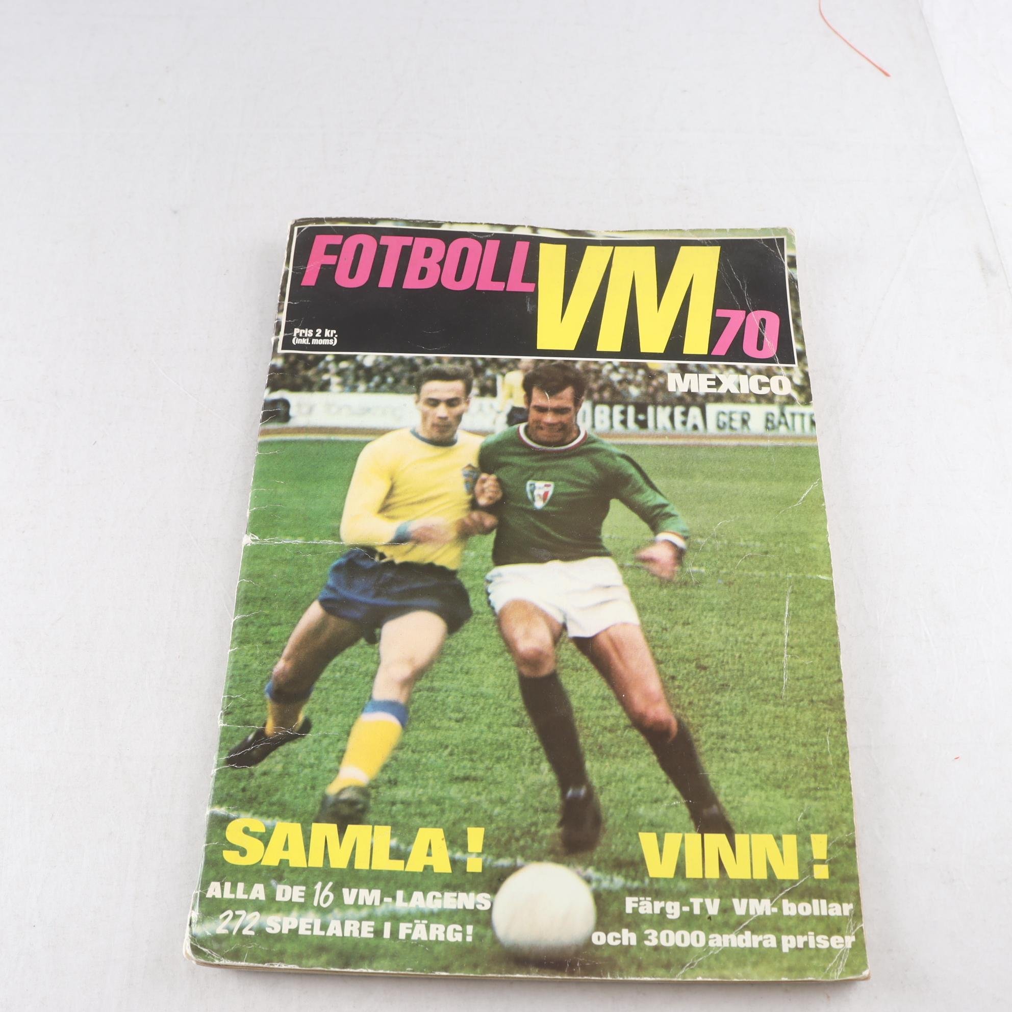 Samlaralbum, Fotboll VM 70 Mexico