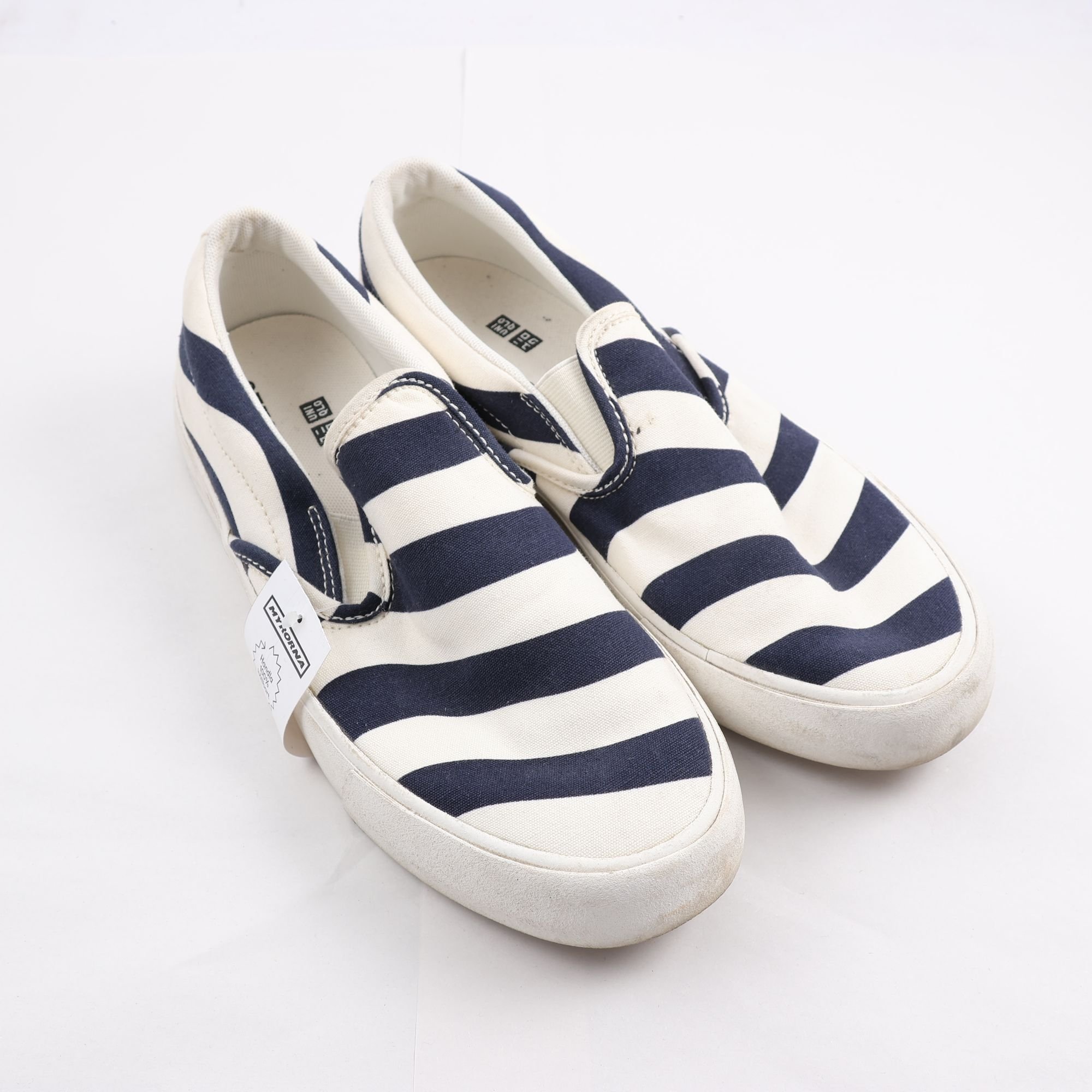 Skor, Marimekko x Uniqlo, blå, vit, stl. 41