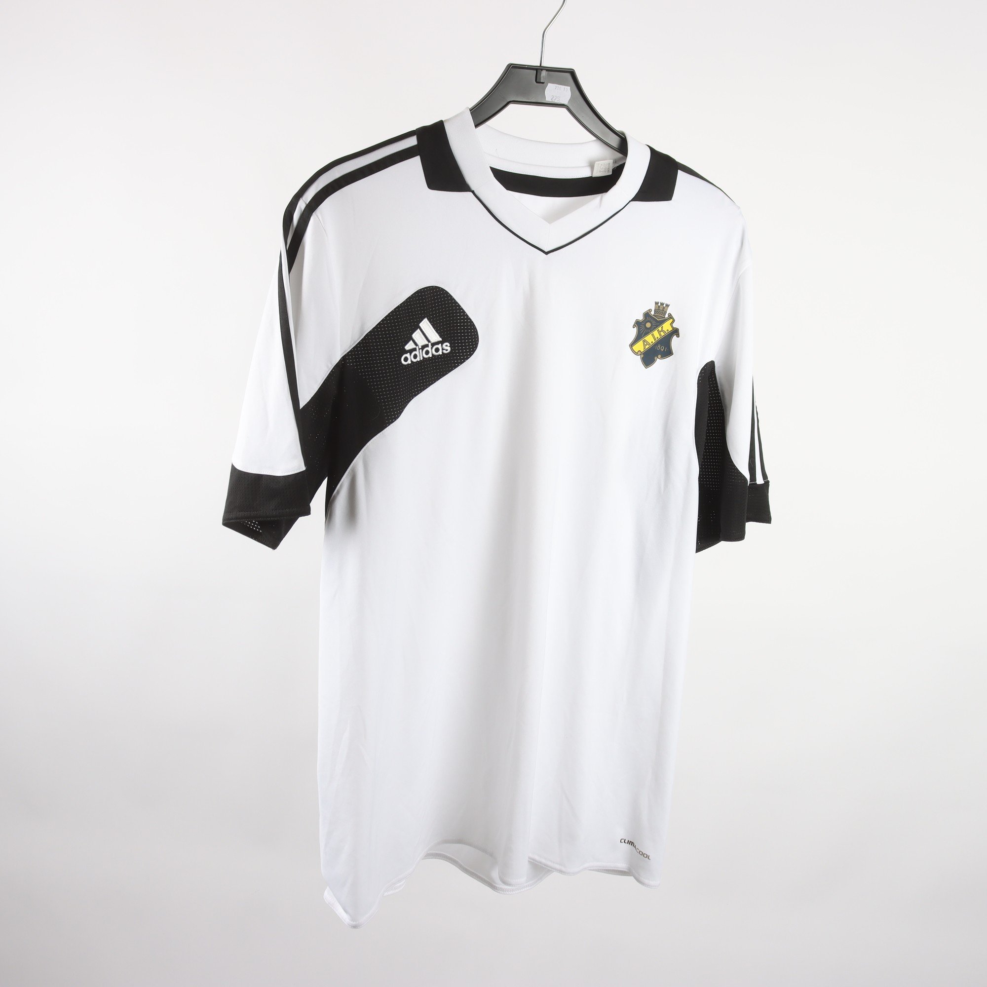 Sporttröja, Adidas, AIK, vit, svart, stl. M