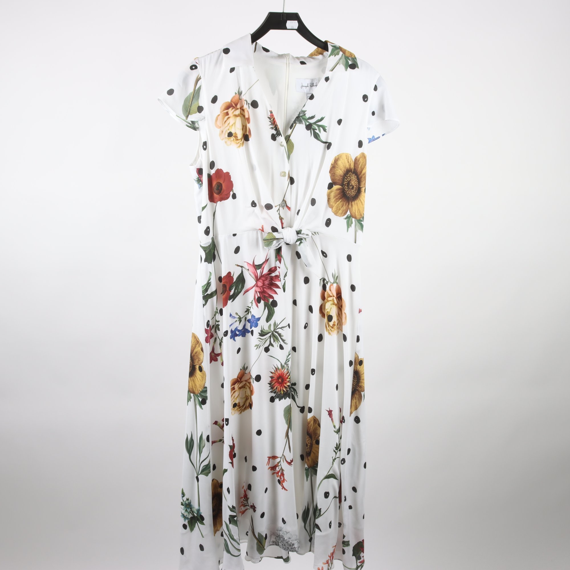 Klänning, Joseph Ribkoff, vit, mönstrad, stl. 40