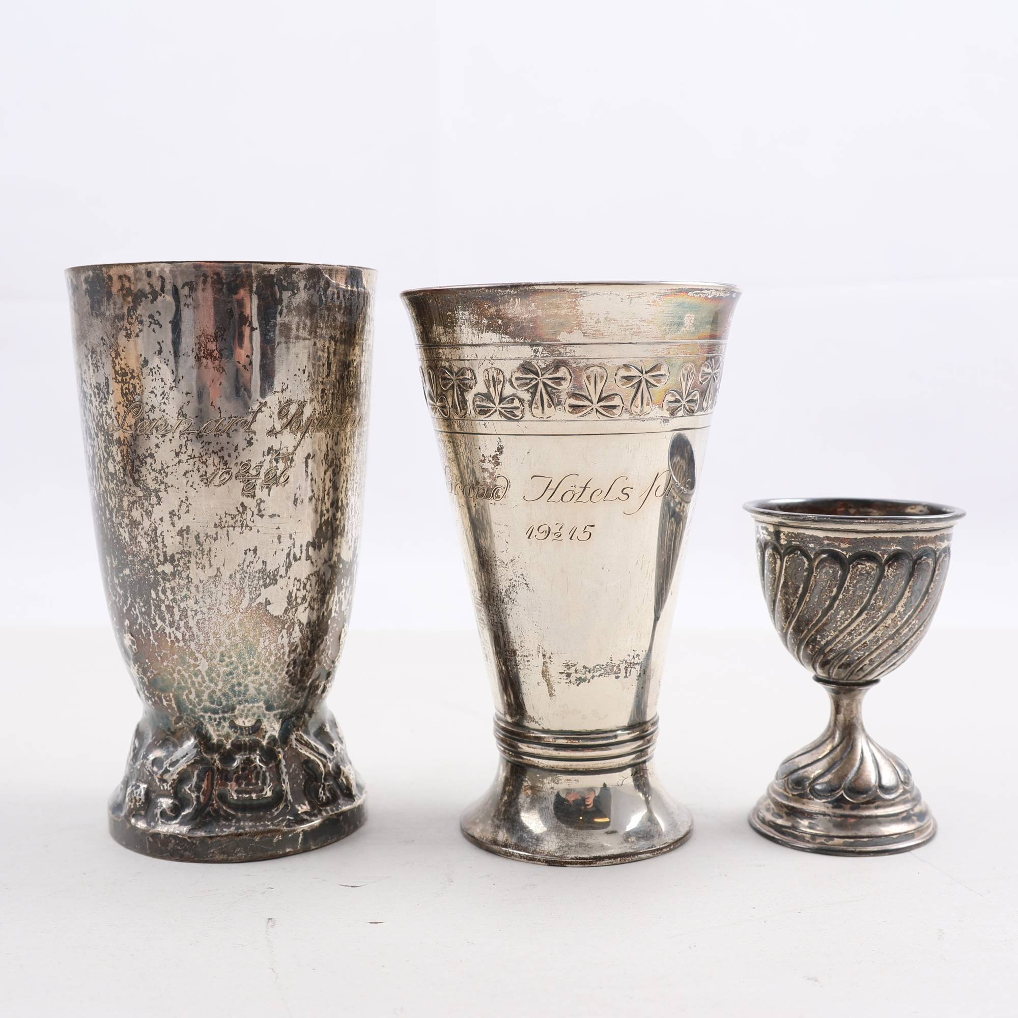 Skrotsilver, pokaler