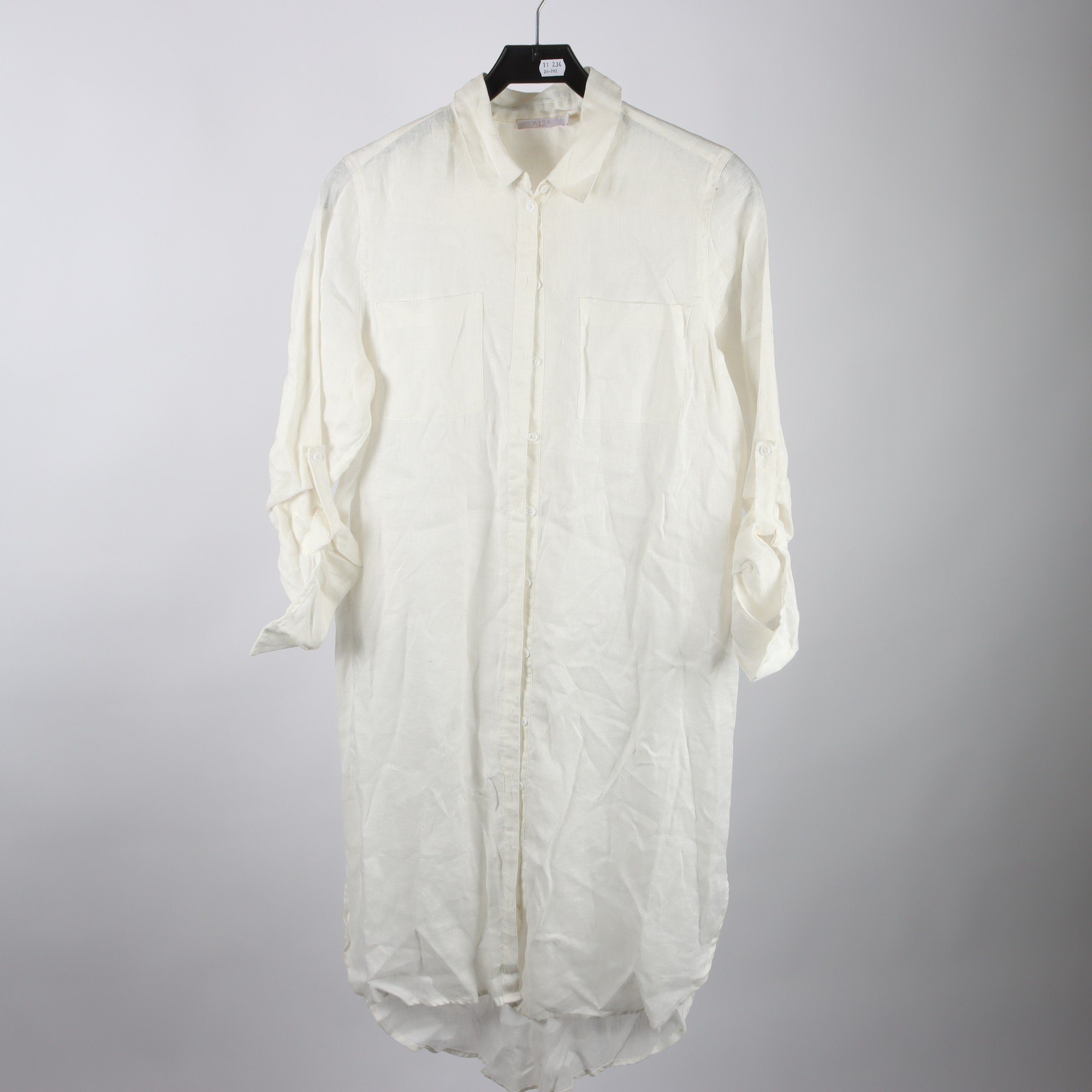 Skjortklänning, Wera, 100% lin, stl. 38