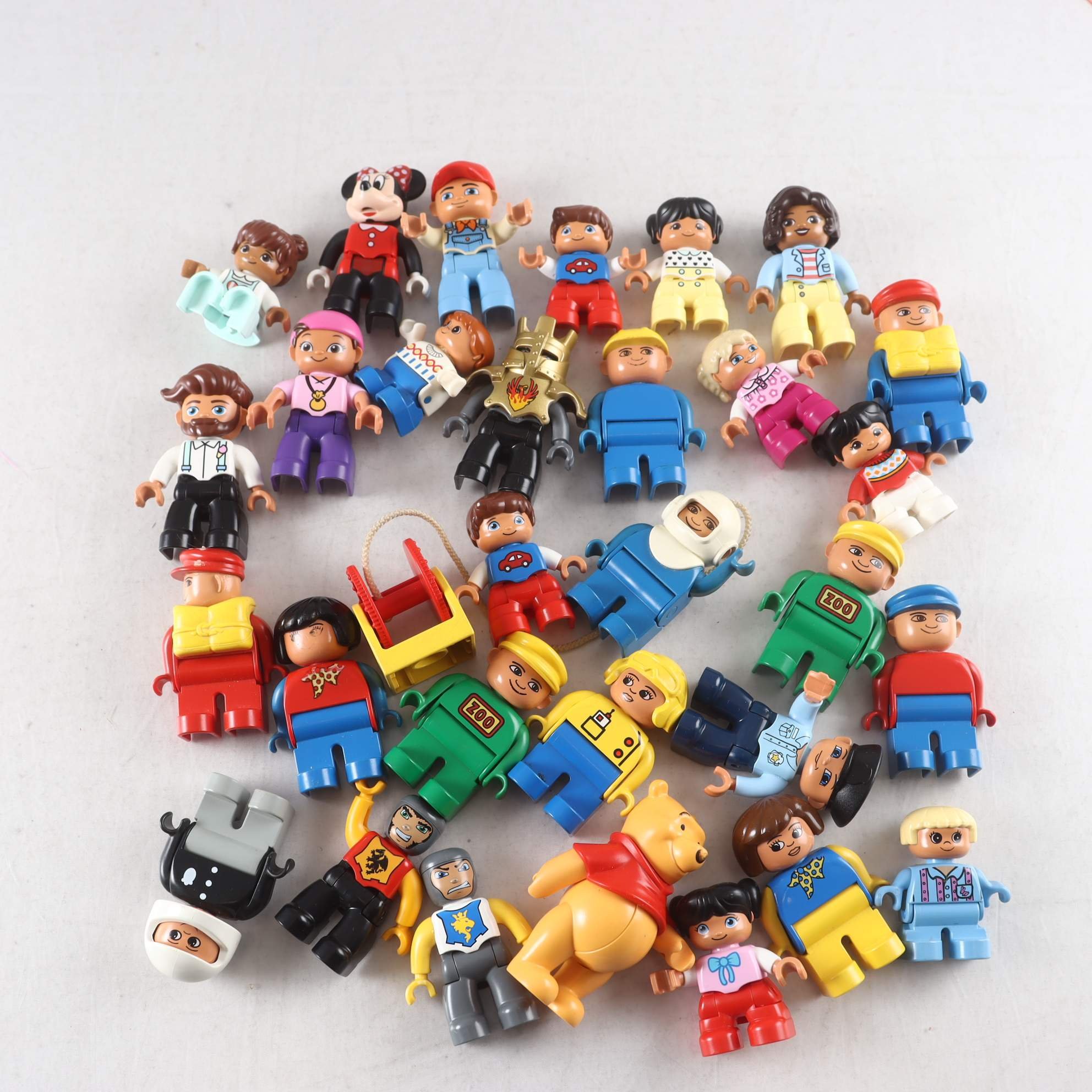 Lego, Duplo figurer, blandat.