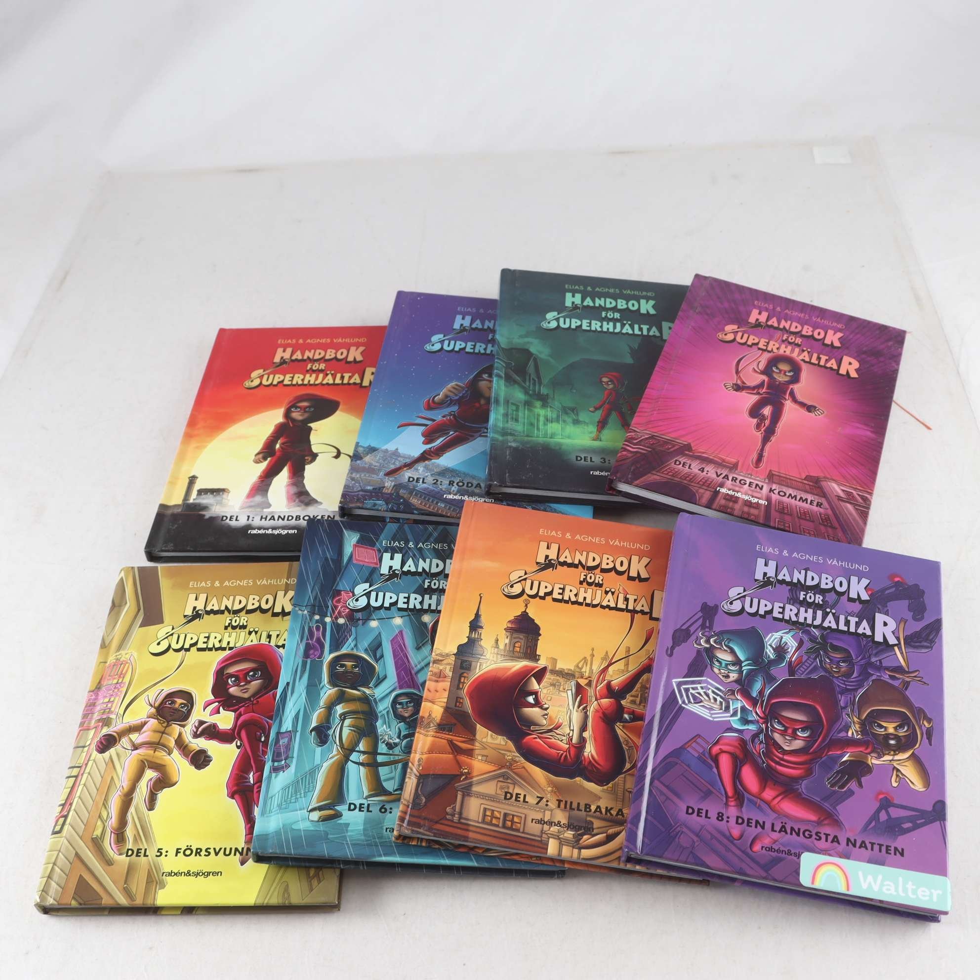 Elias & Agnes Våhlund, Handbok för superhjältar, Vol. 1-8