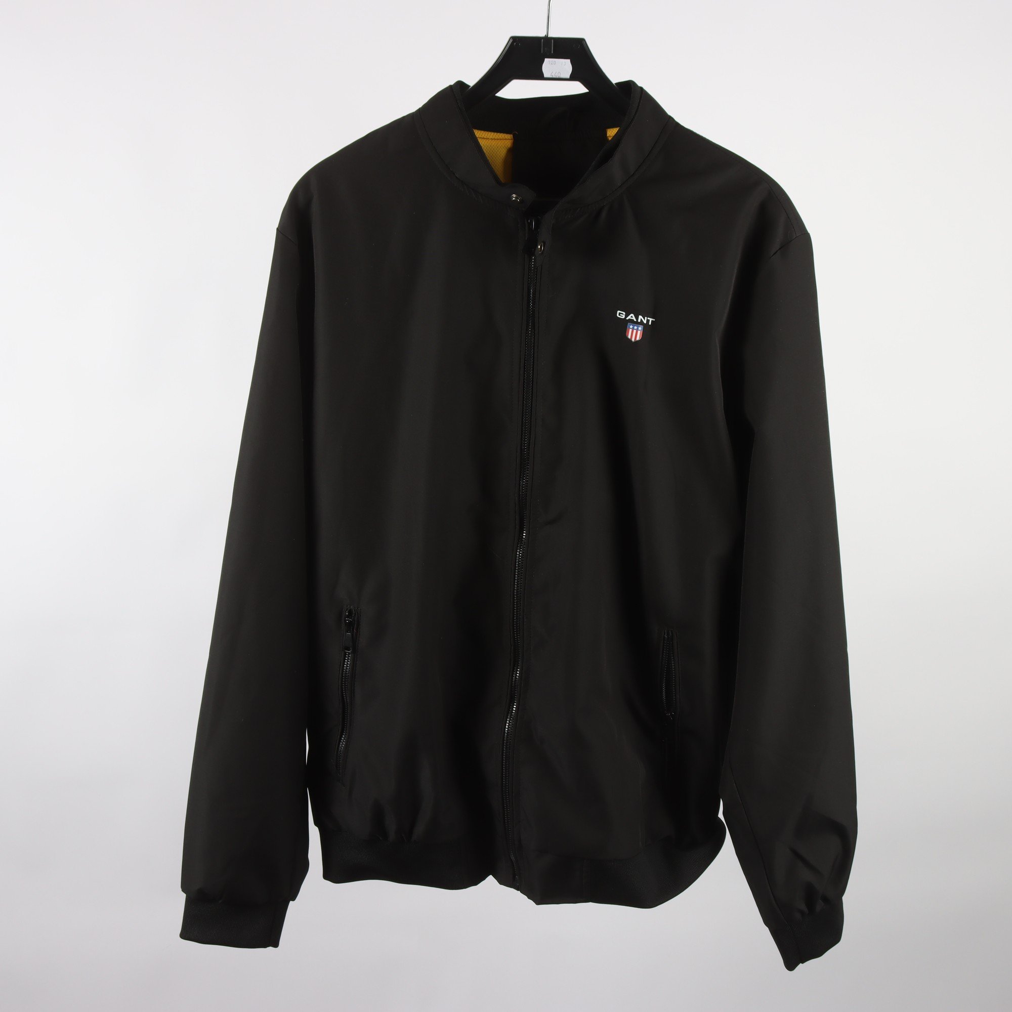 Vindjacka, Gant, svart, stl. 3XL.