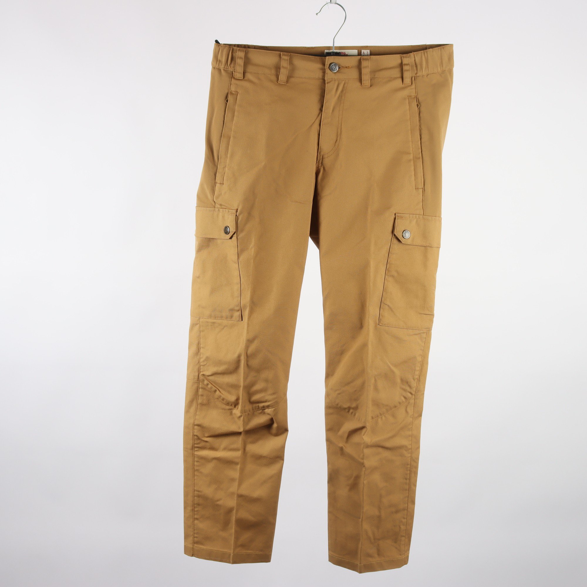 Friluftsbyxor, Fjällräven, senapsgul, stl. 38.