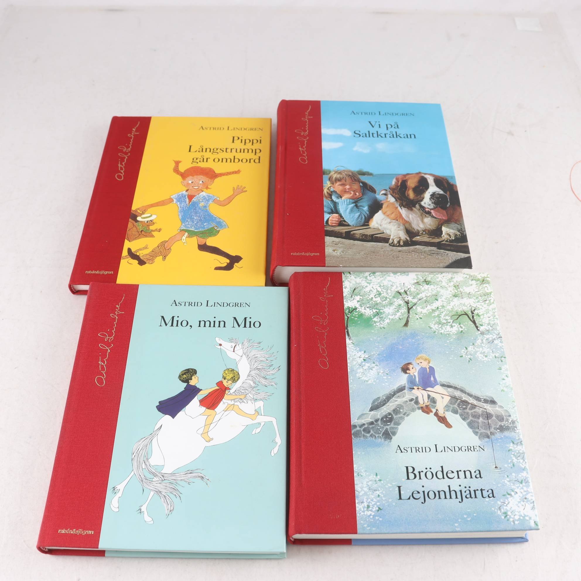 Astrid Lindgren, bokpaket med 4 volymer
