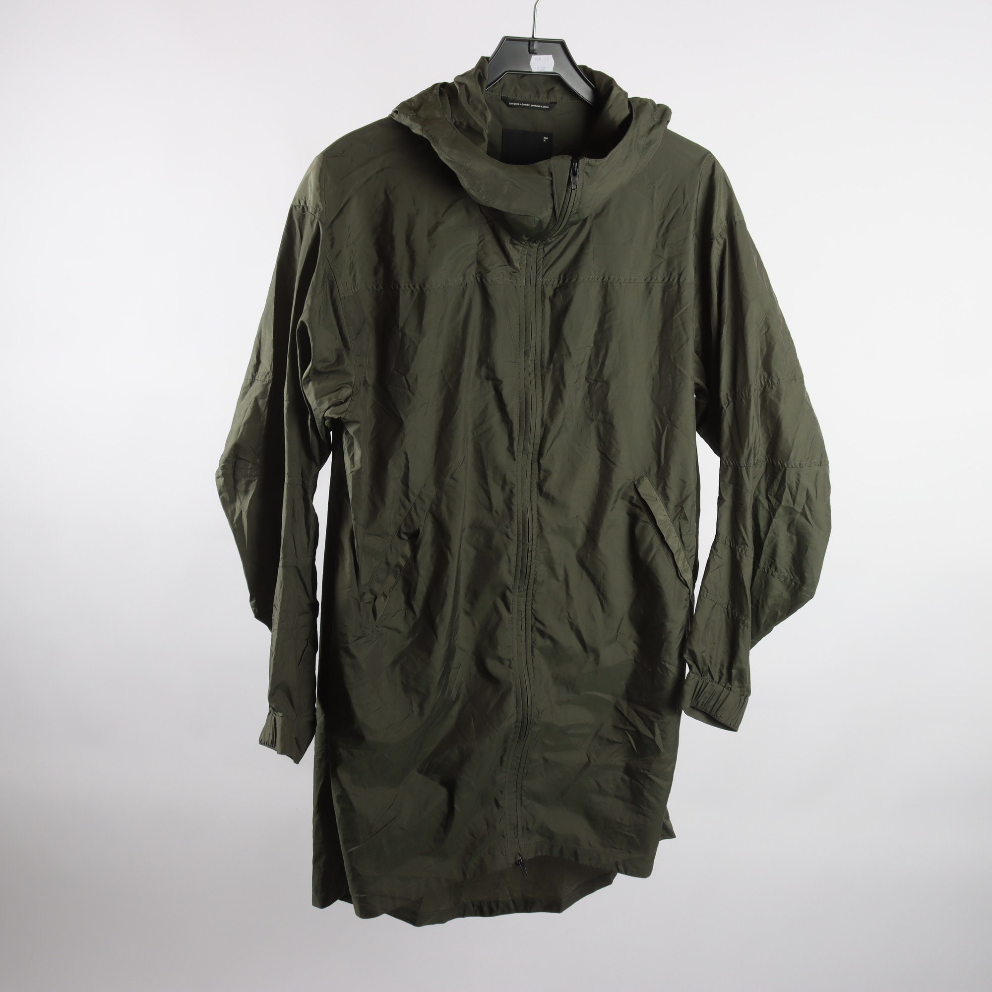 Vindjacka, Filippa K, grön, stl. M.