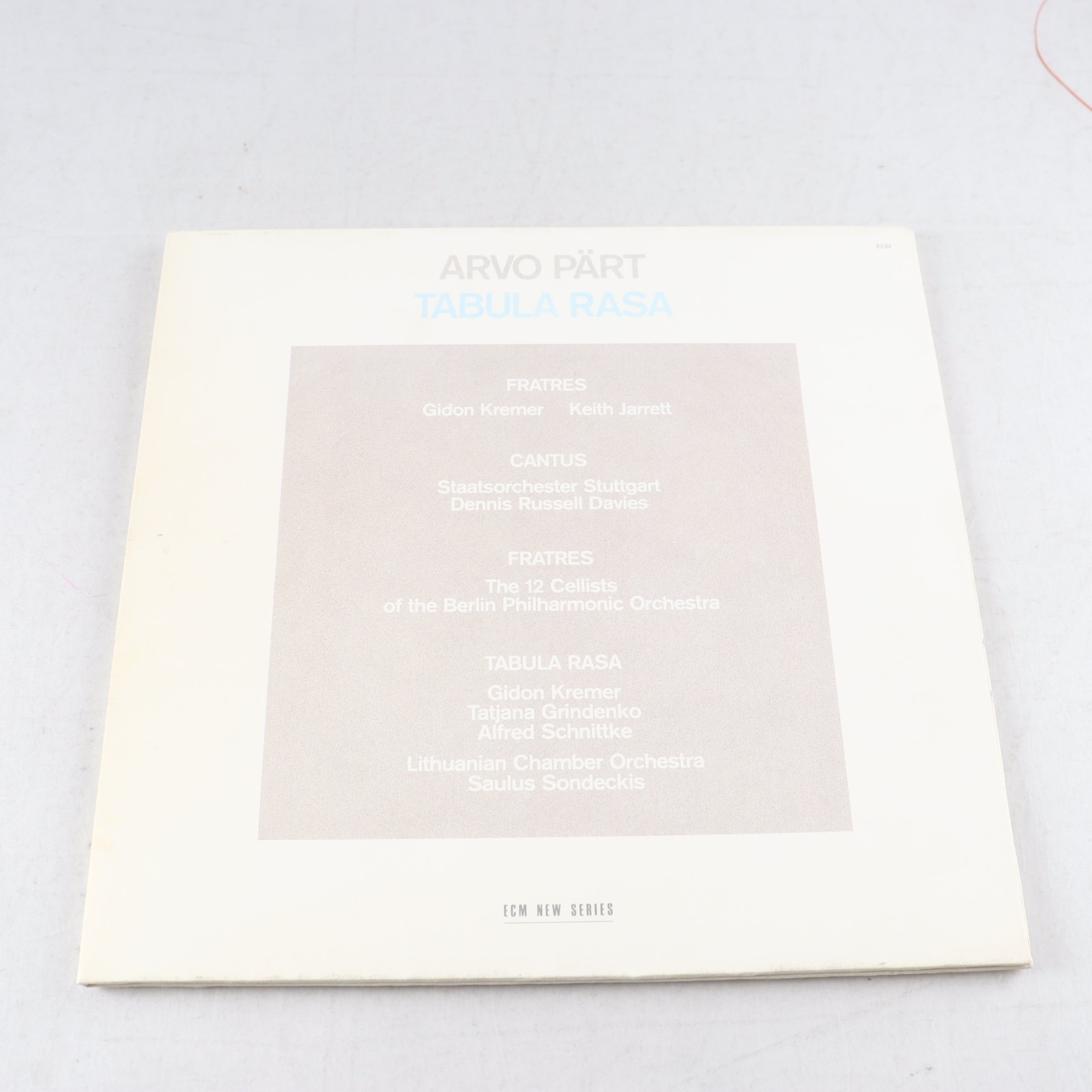 LP Arvo Pärt, Tabula Rasa
