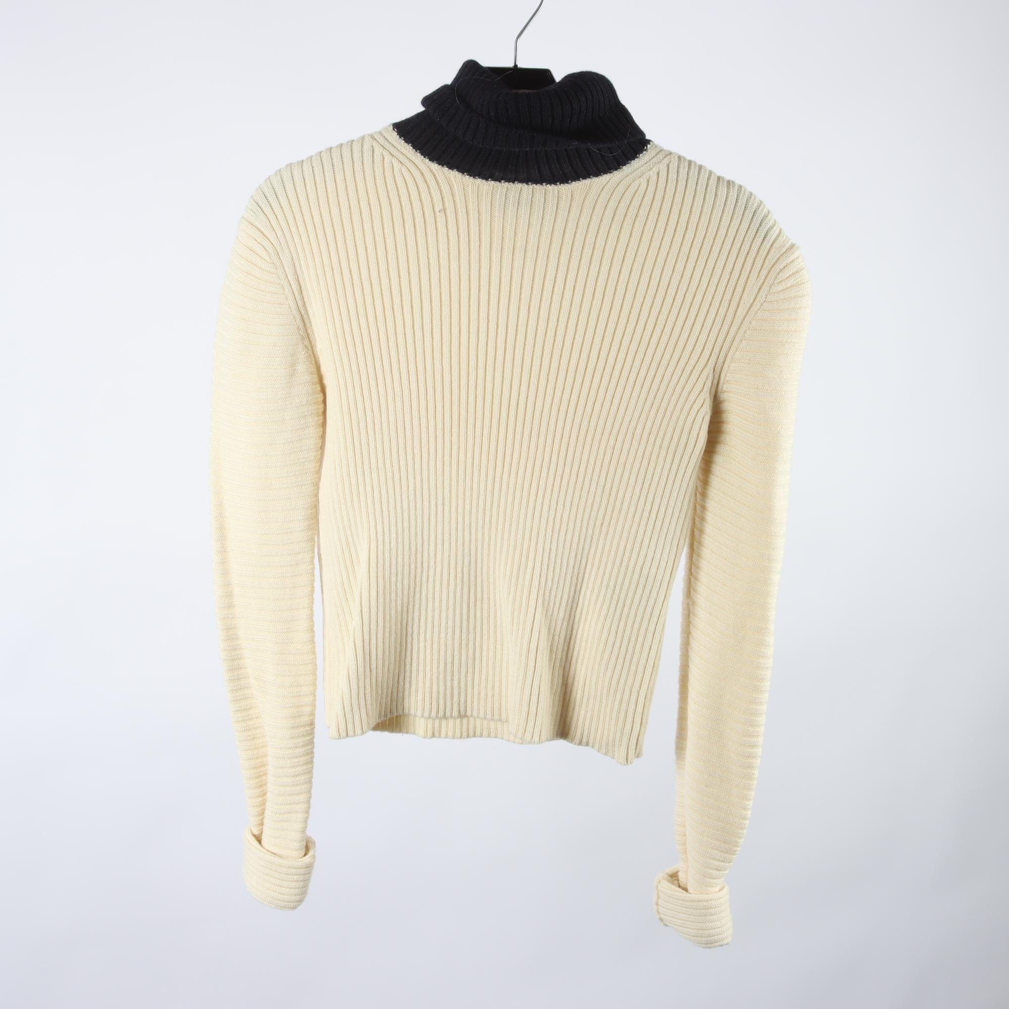 Tröja, Acne Studios, offwhite, blå, 100% ull, stl. XS.