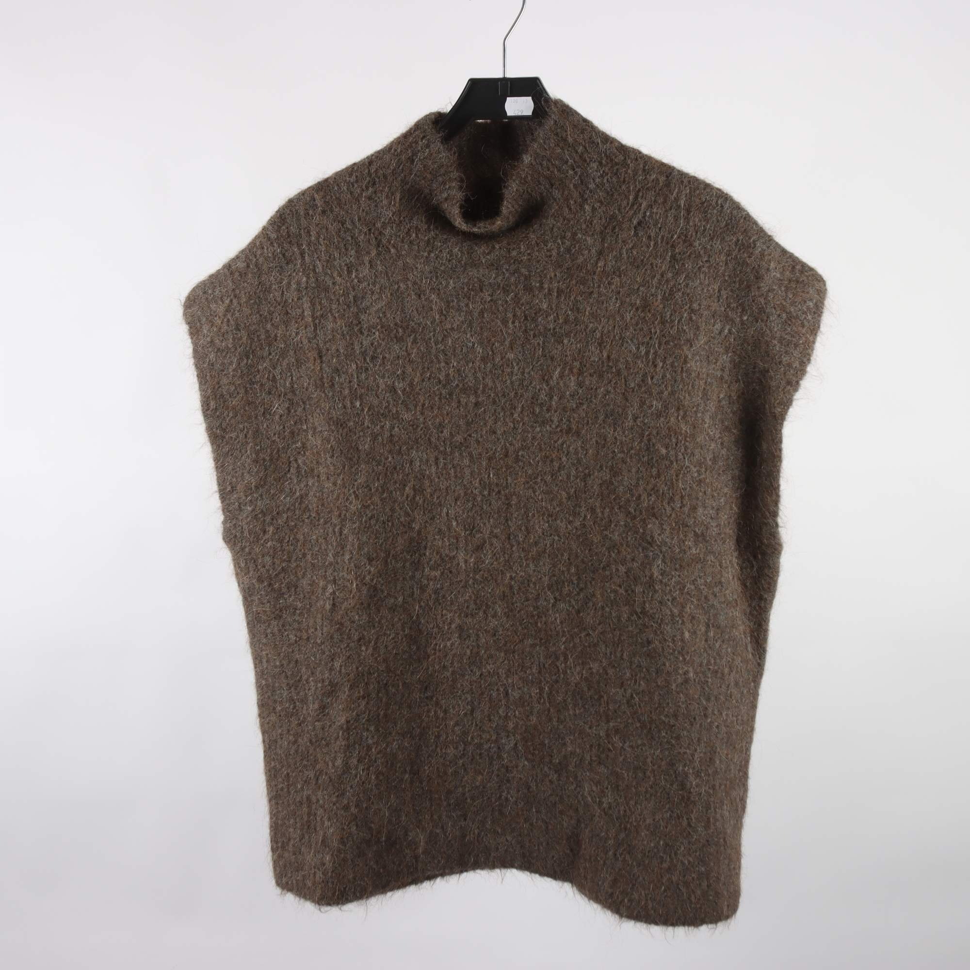 Väst, Wera, brun, 52% alpaca, stl. L.