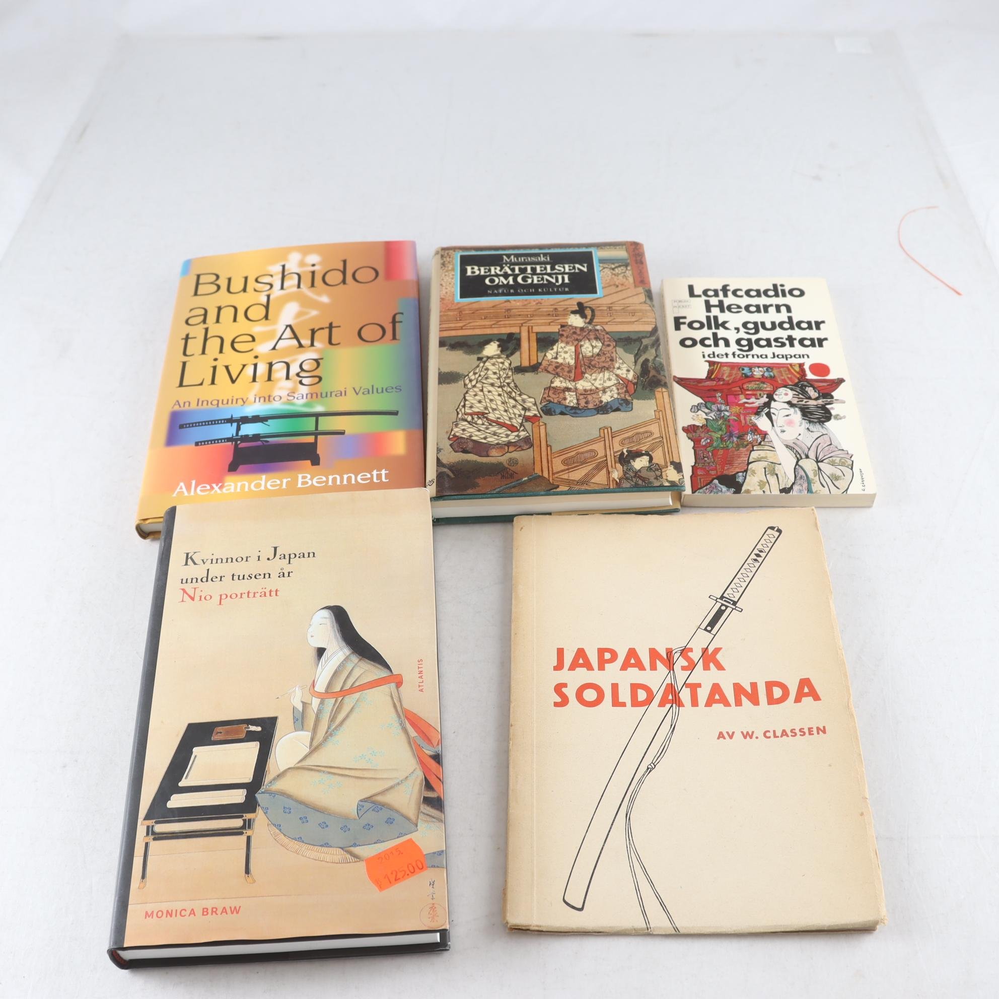 Japansk kulturhistoria, bokpaket med 5 volymer