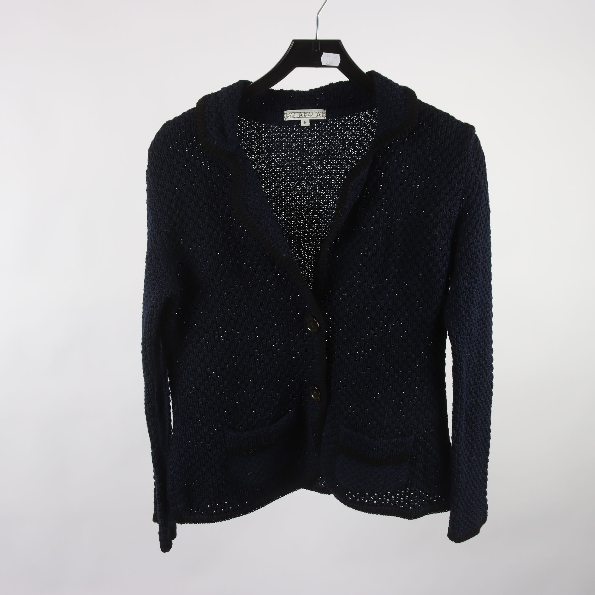 Kofta, Dagmar, blå, svart, stl. M.