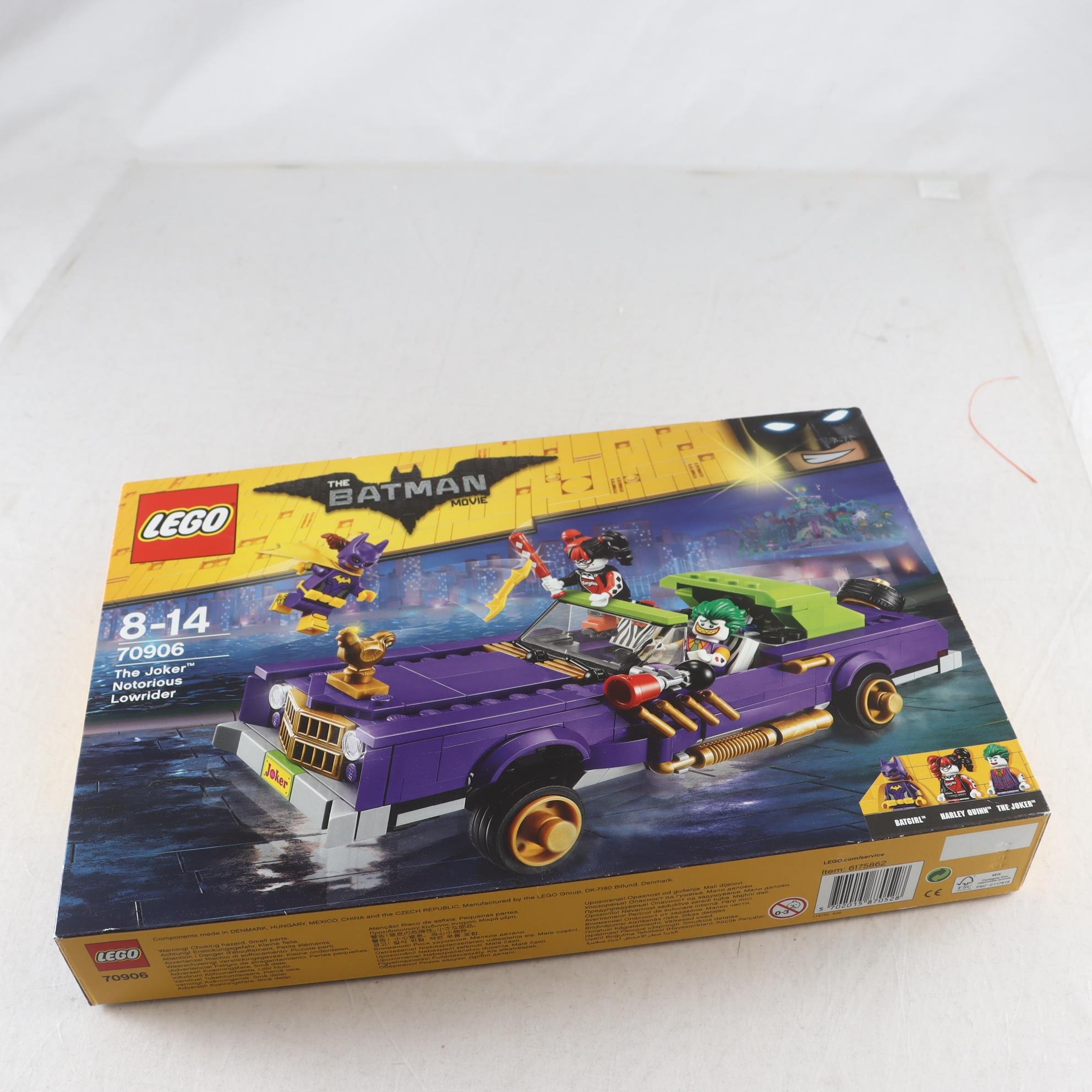 Lego, The joker,notorious lawrider, 70906.