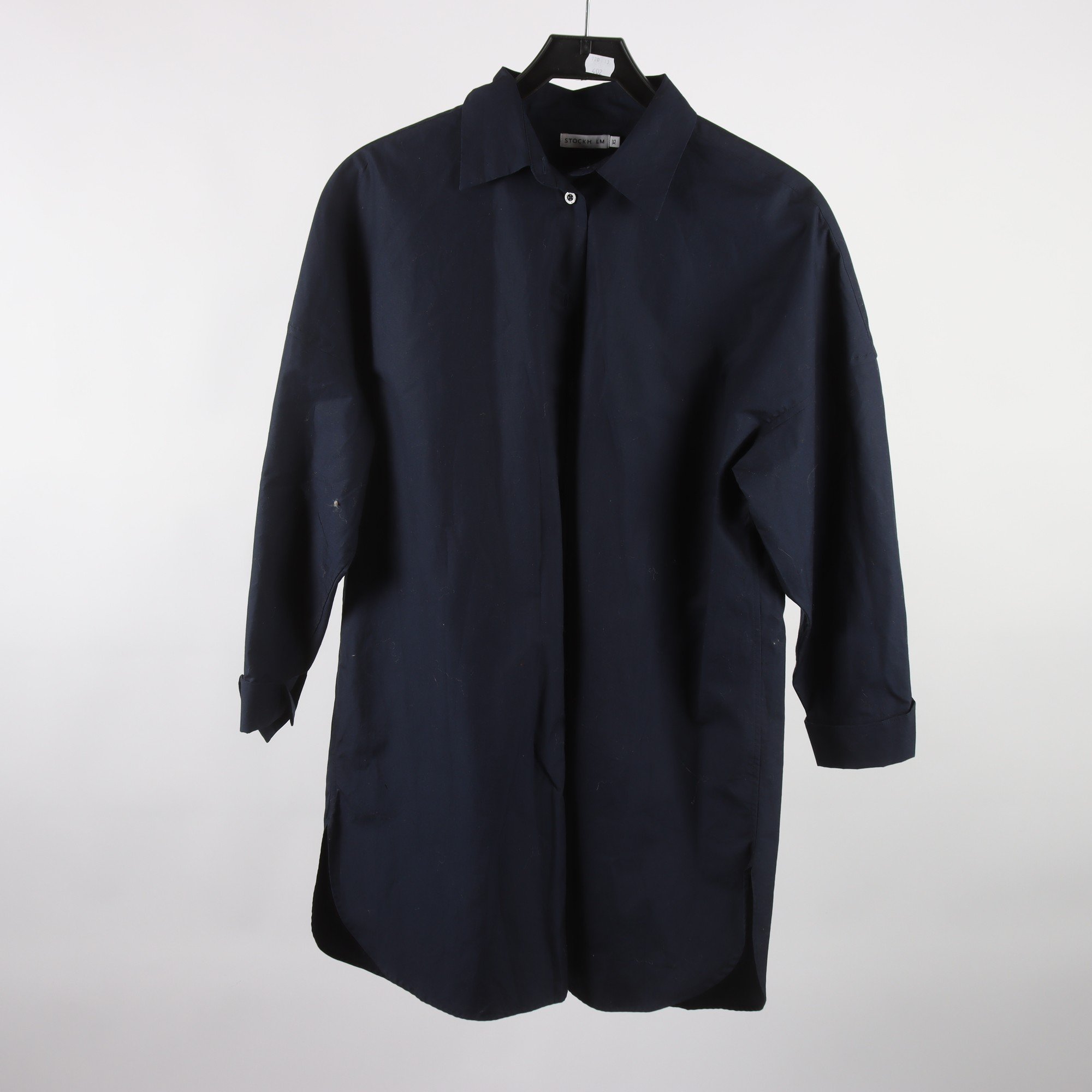 Skjorta, Stockh LM, blå, oversize, stl. XS.