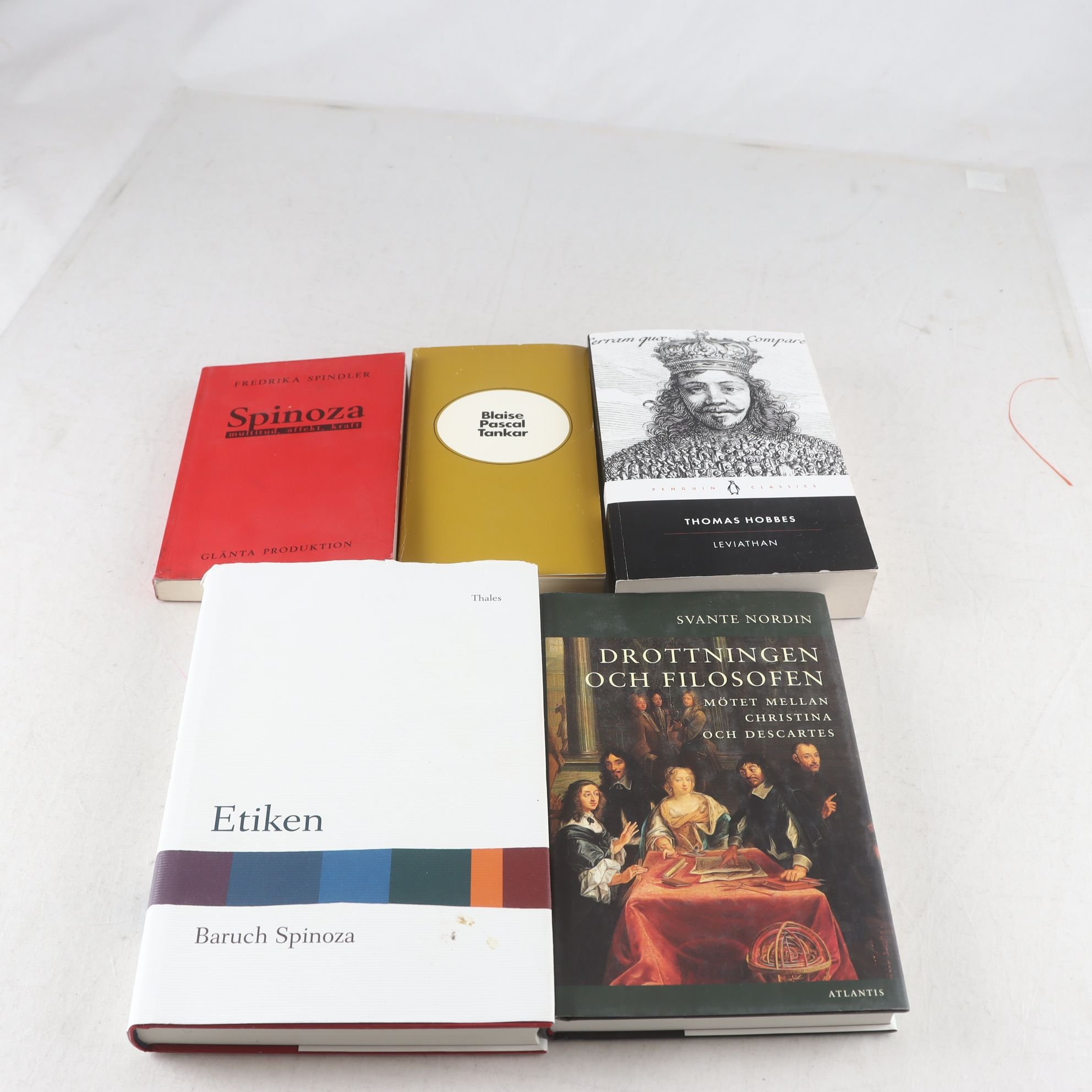 1600-talsfilosofi, 5 volymer: Spinoza, Pascal, Hobbes m.m.