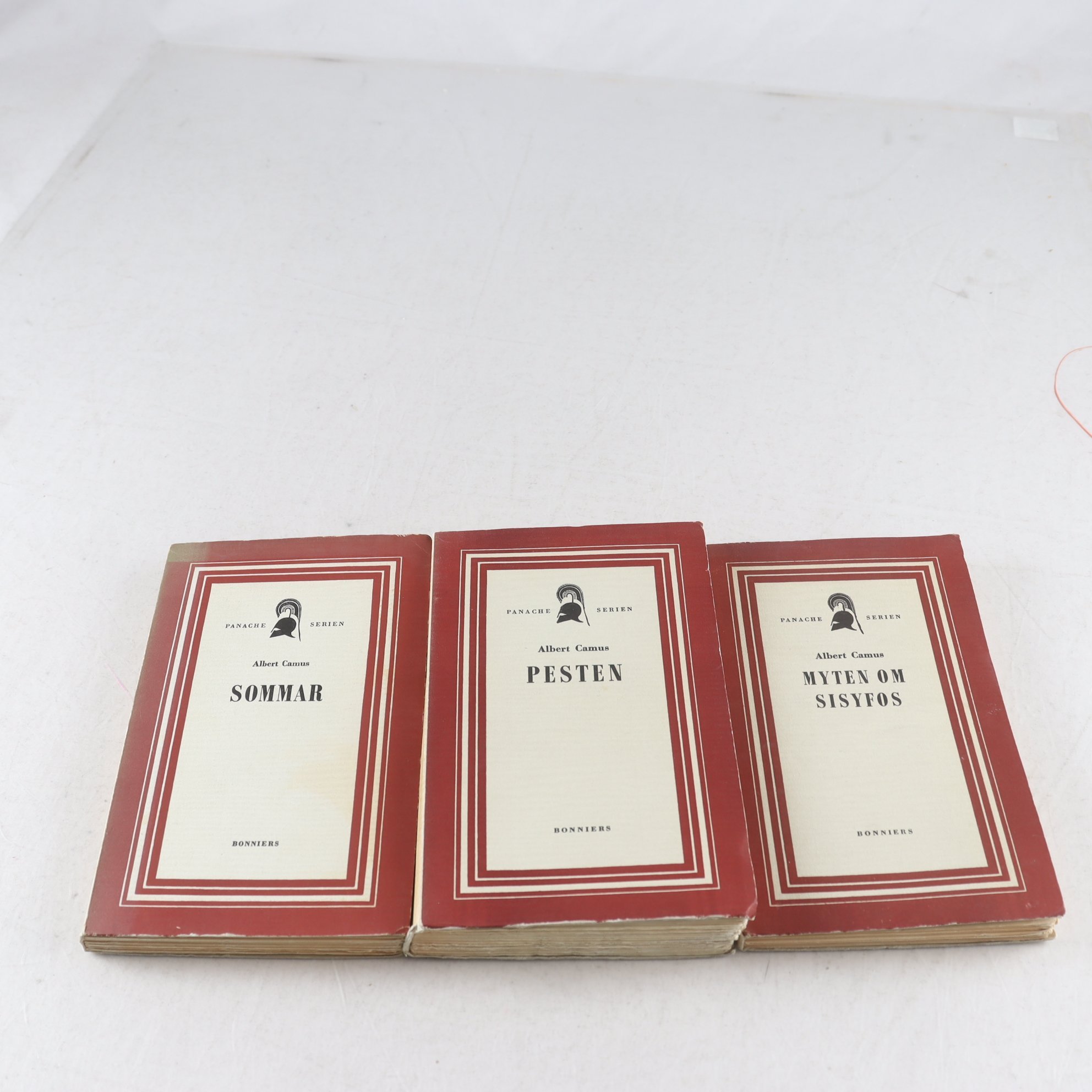 Albert Camus, bokpaket med 3 volymer