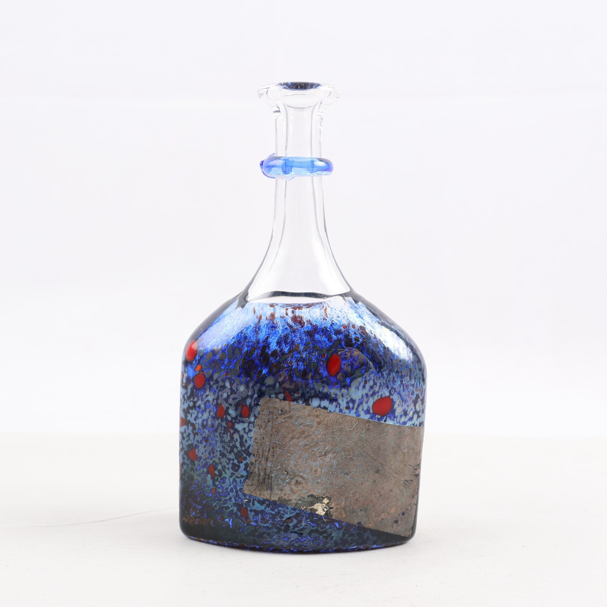 Flaska/vas, glas, Bertil Vallien, ”Satellit”, Kosta Boda